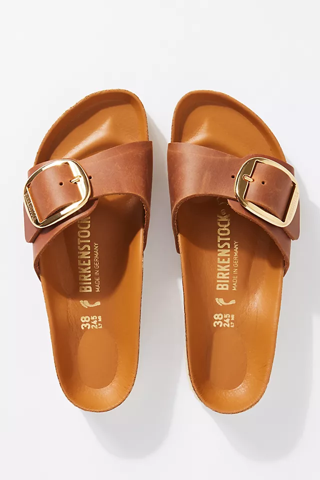 Birkenstock Madrid Big Buckle Sandals HONEY