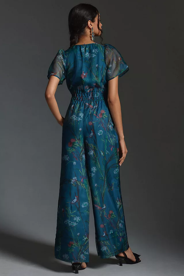 The Somerset Jumpsuit: Silk Edition IRIS BLUE