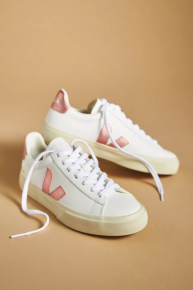 Veja Campo Leather Sneakers MEDIUM PINK