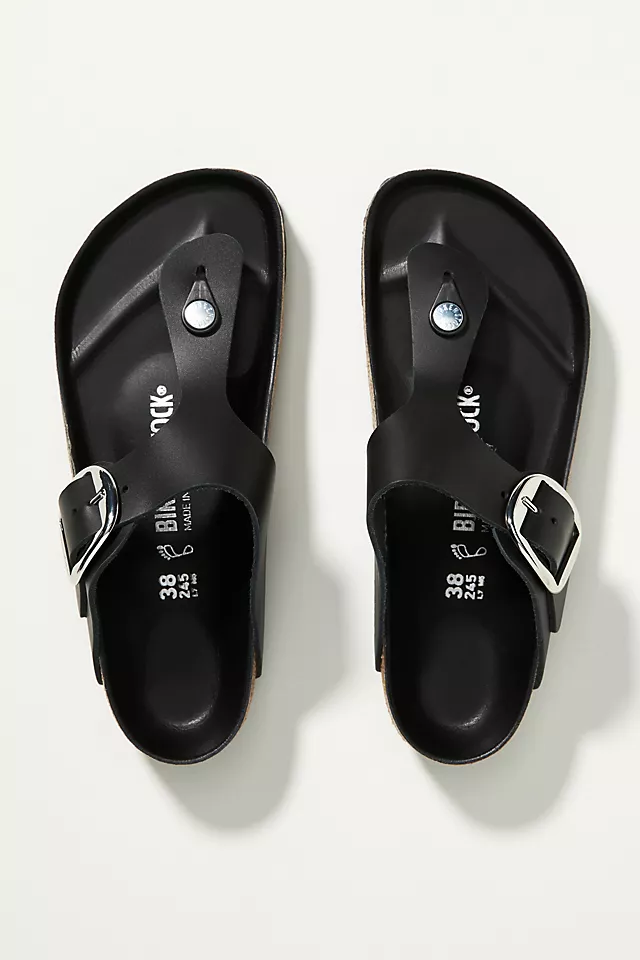 Birkenstock Gizeh Big Buckle Sandals BLACK