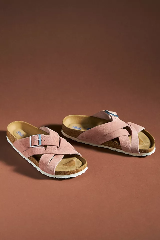 Birkenstock Lugano Soft Footbed Sandals PINK
