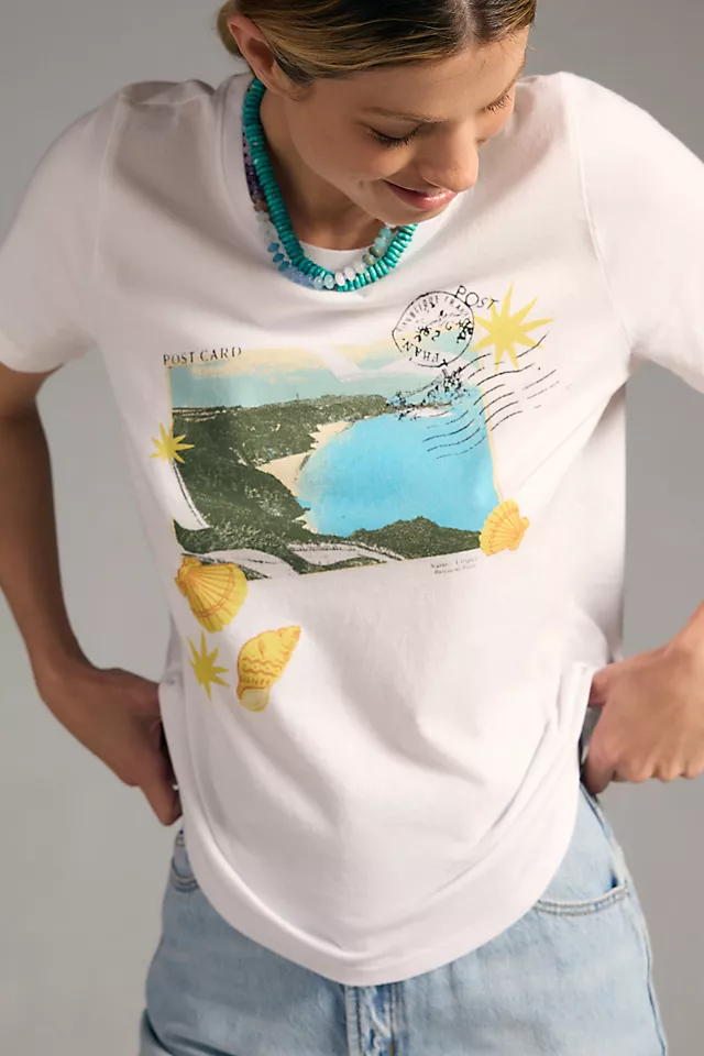 Maeve Postcard Graphic Tee POSTCARD GRAPHIC