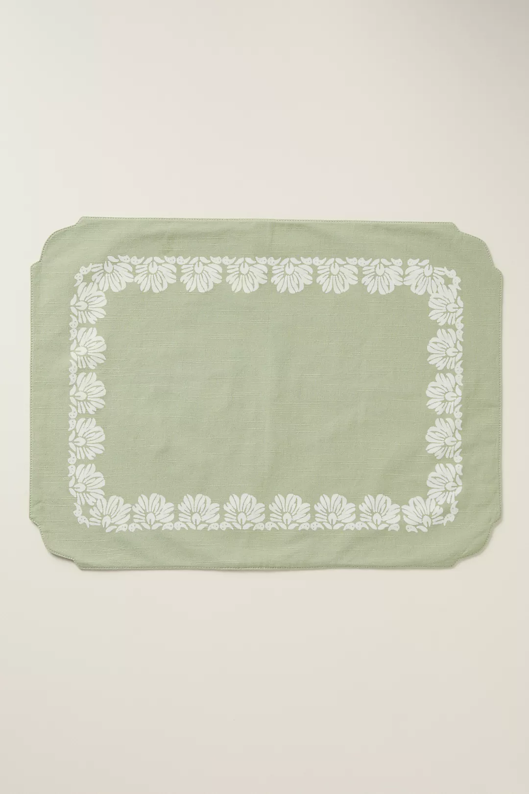 Demeter Embroidered Cotton Placemat