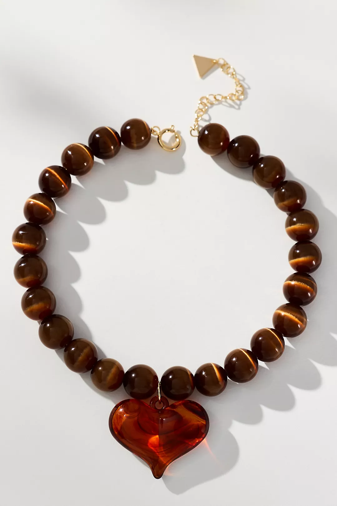 Mod Beaded Pendant Necklace