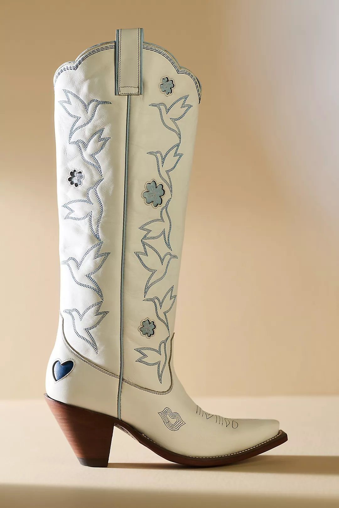 Besita Honey Embroidered Western Boots