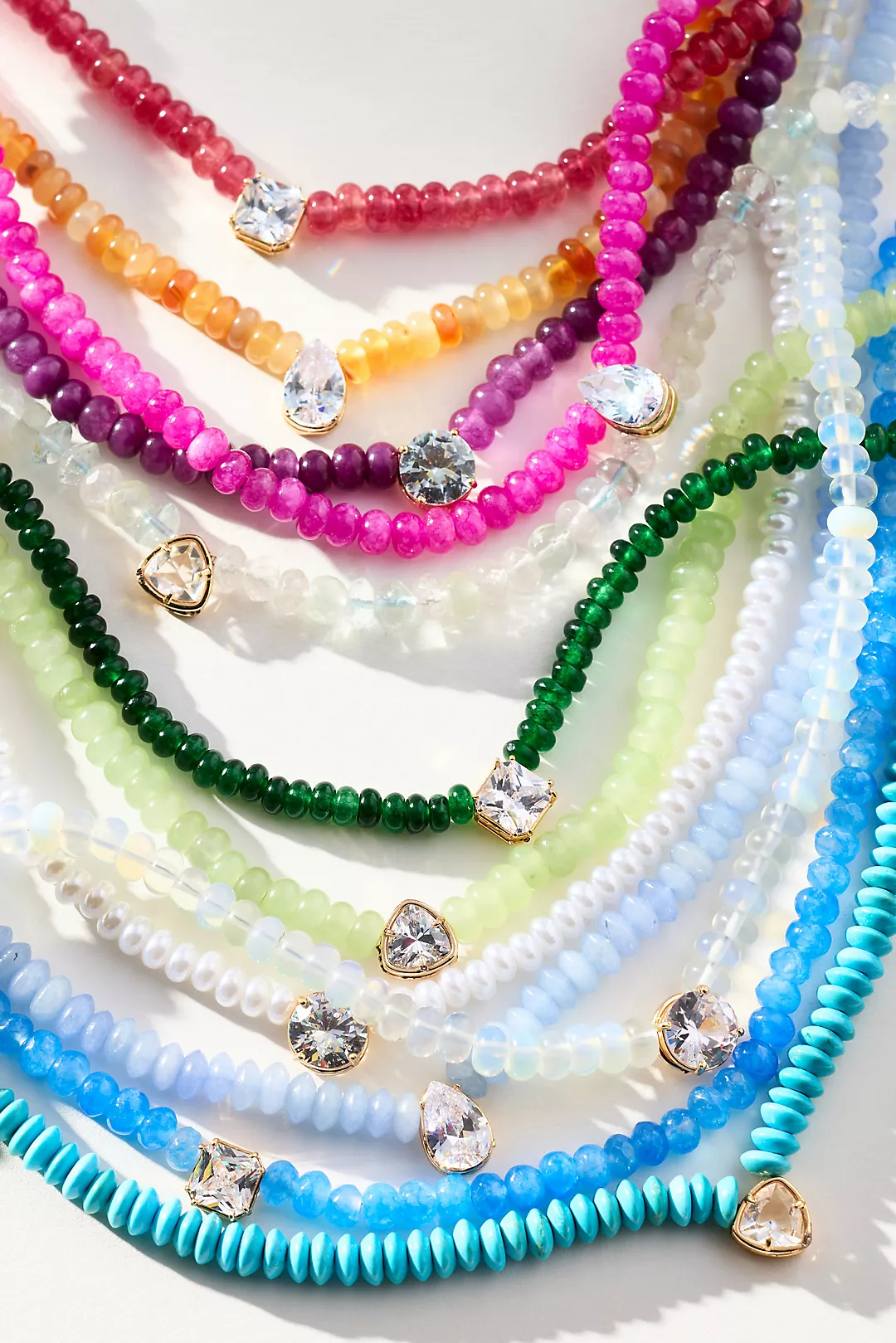 Beaded Birthstone Necklace