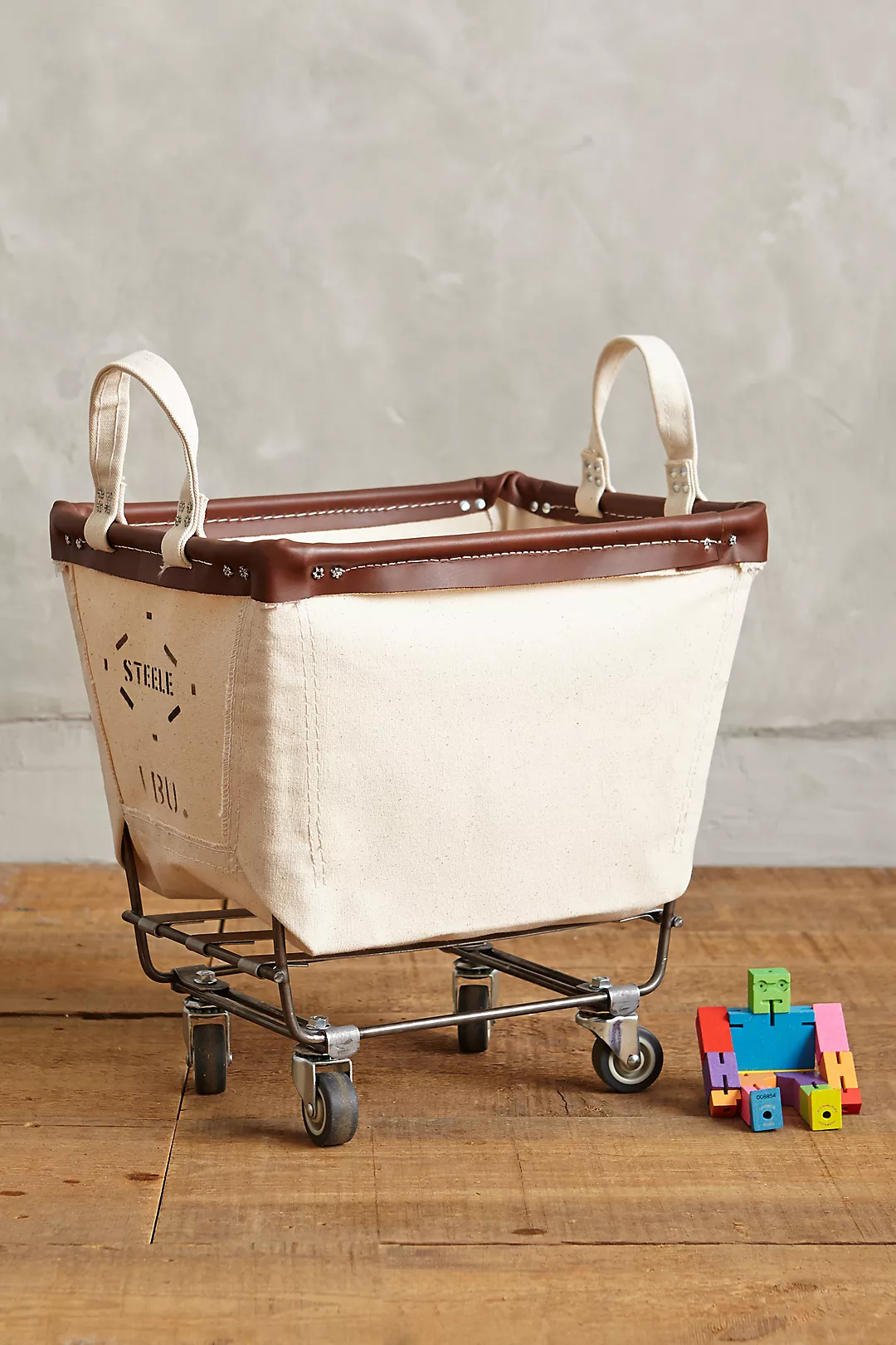 Small Mobile Canvas Bin