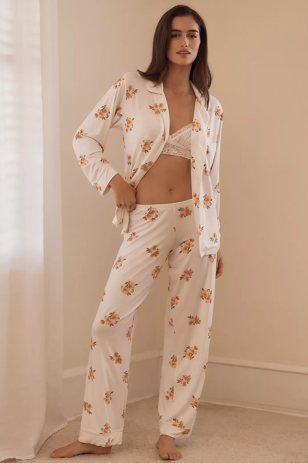 Eberjey Printed Pajama Set