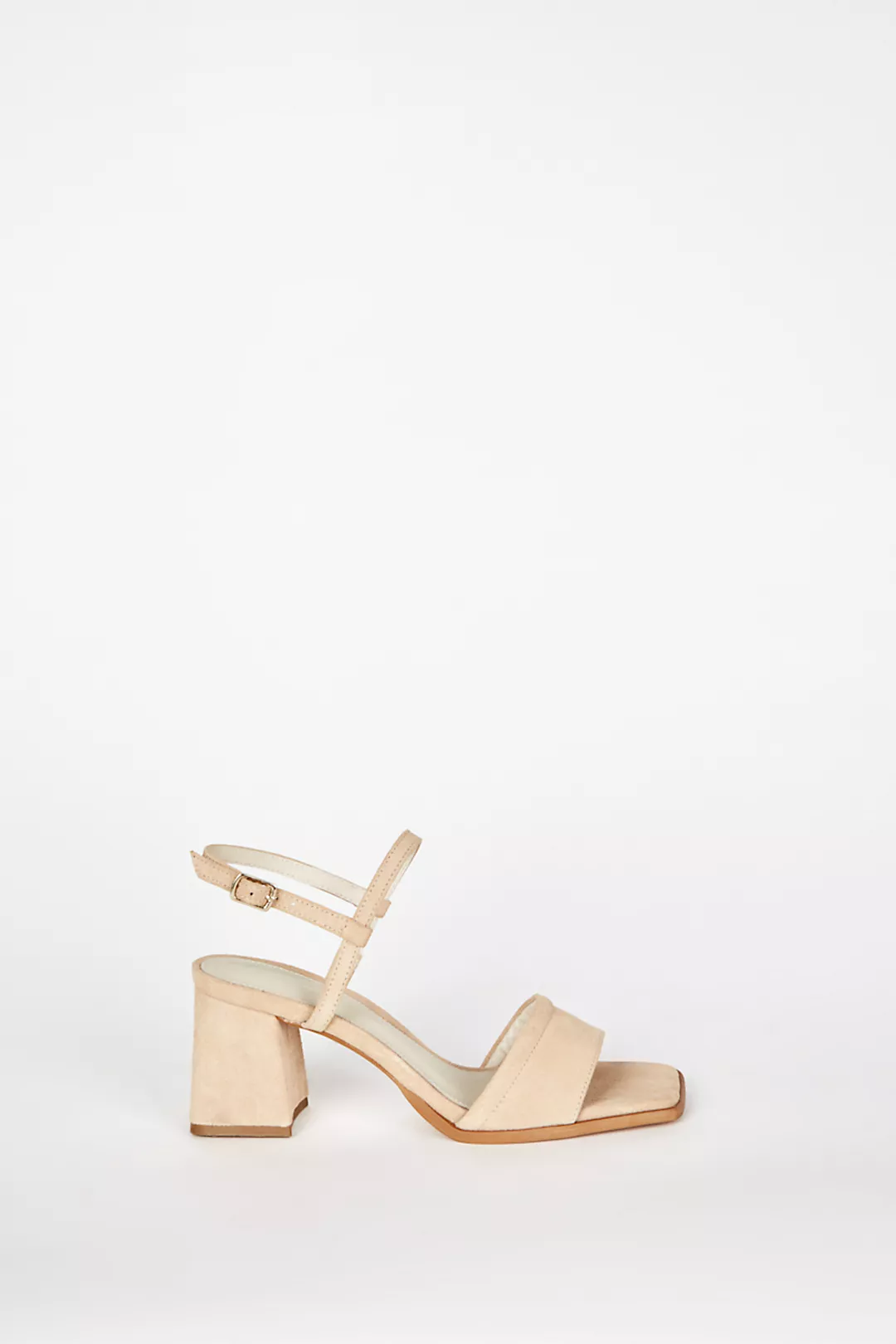 Intentionally Blank Validated Ankle Strap Block Heels