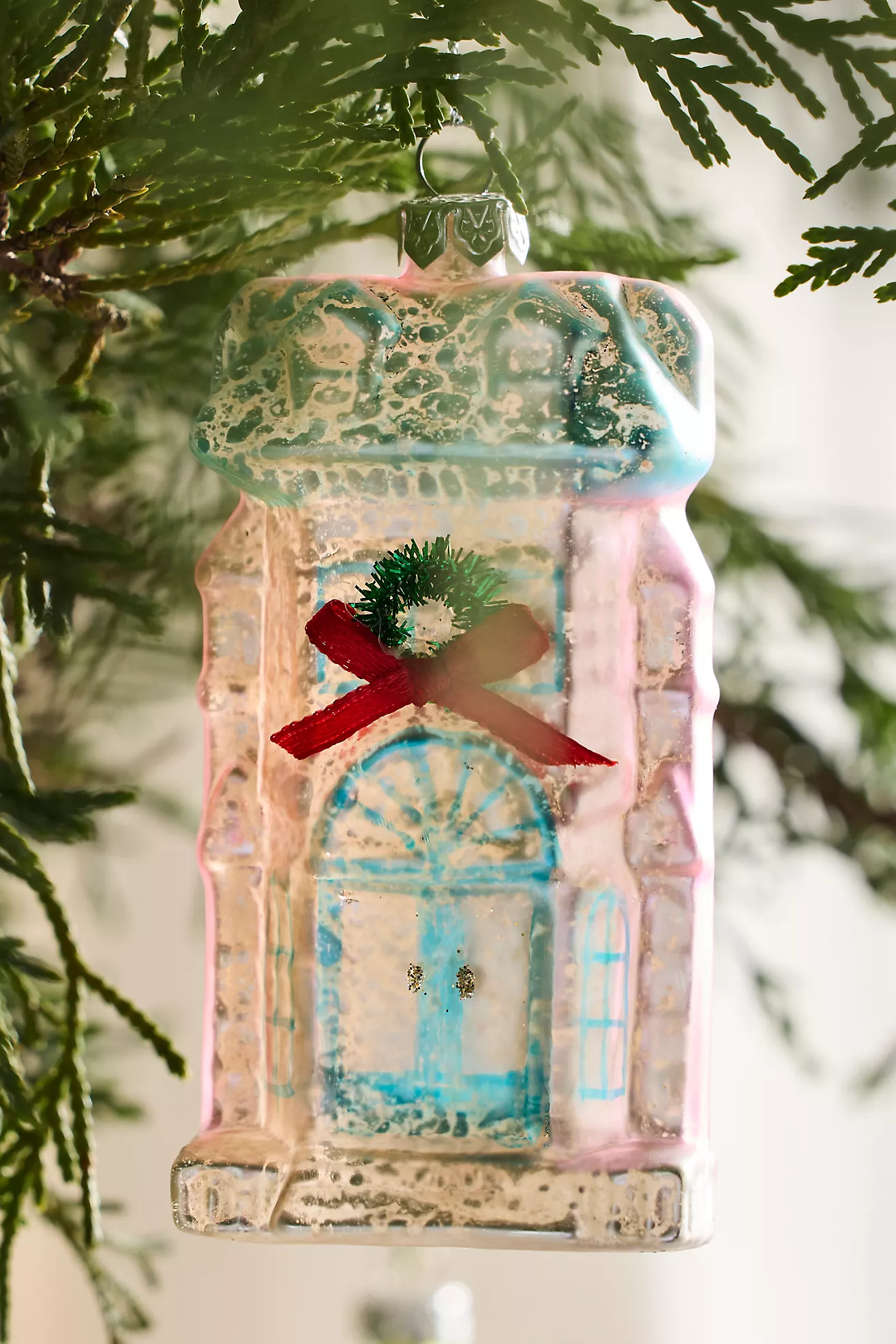 Festive House Ornaments, Set of 3