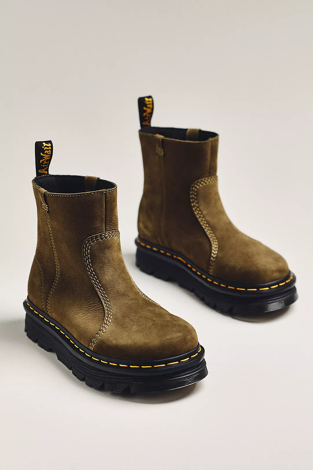 Dr. Martens Zebzag Rigger Ankle Boots