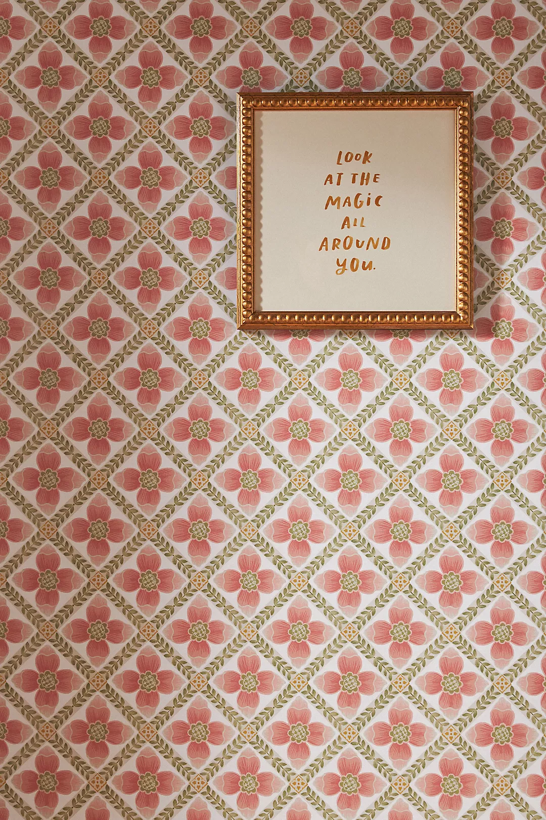 Mimi Quilted Floral Wallpaper