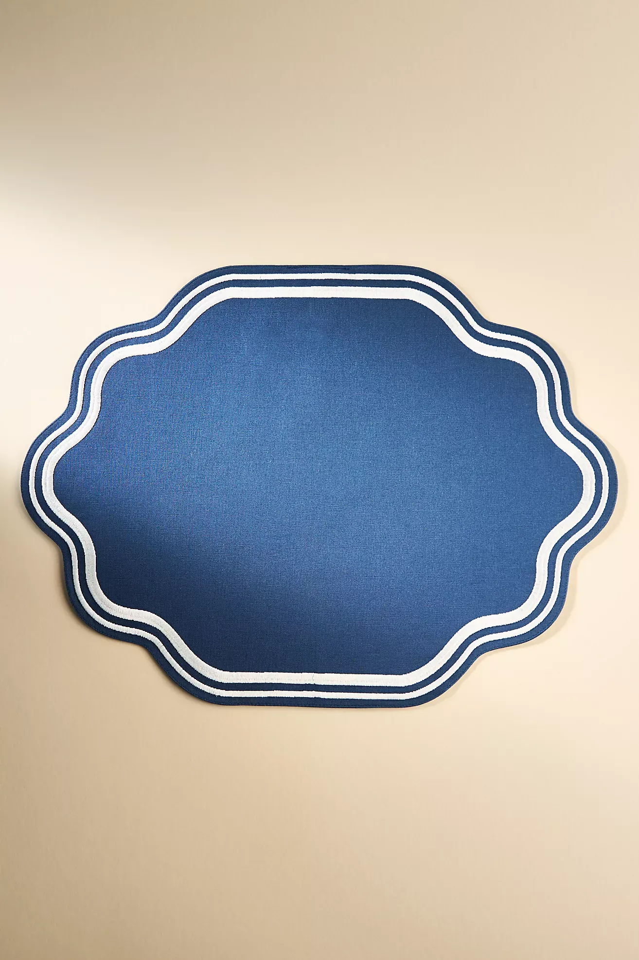 Madeline Embroidered Cotton Placemat