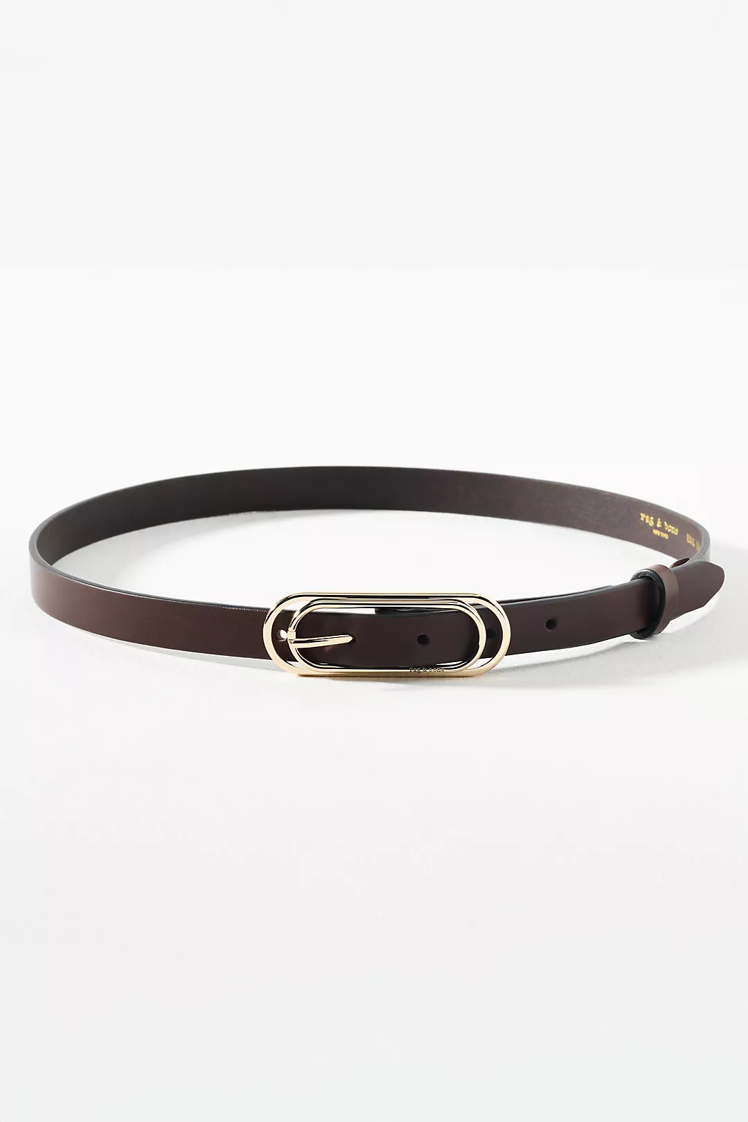 rag & bone Duo Rounded Rebound Leather Belt
