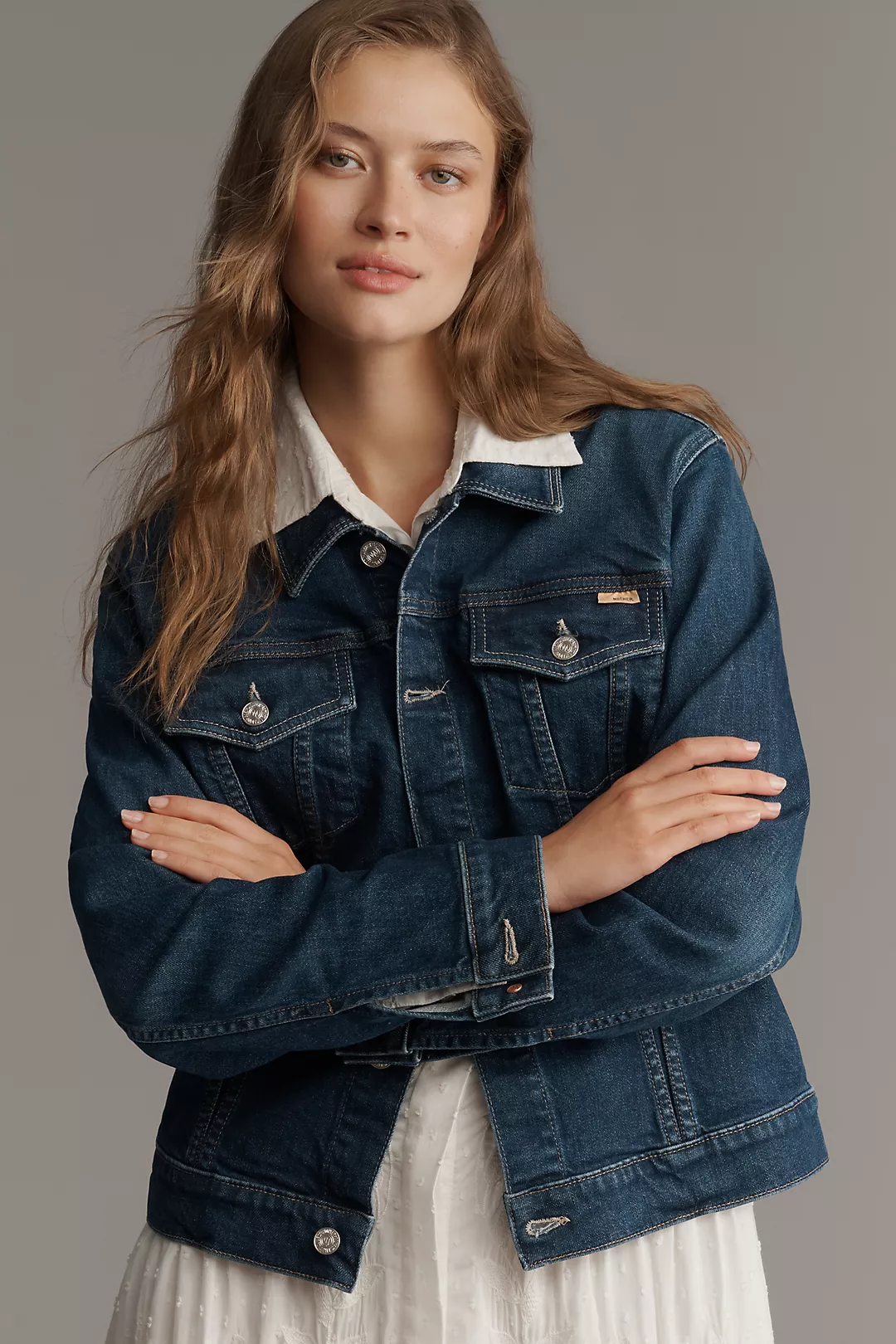 MOTHER The Bruiser Denim Jacket