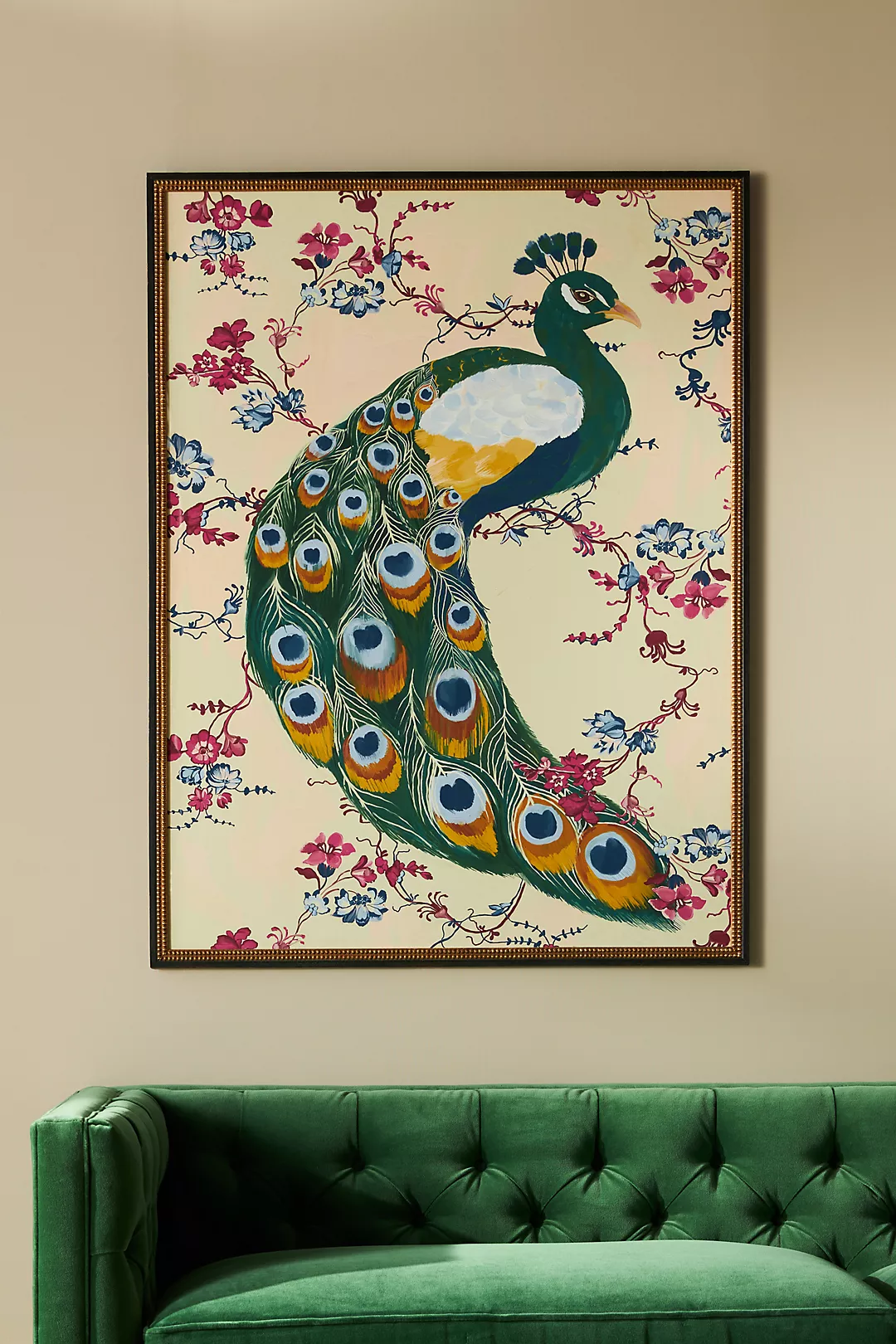 Peacock Bird Wall Art
