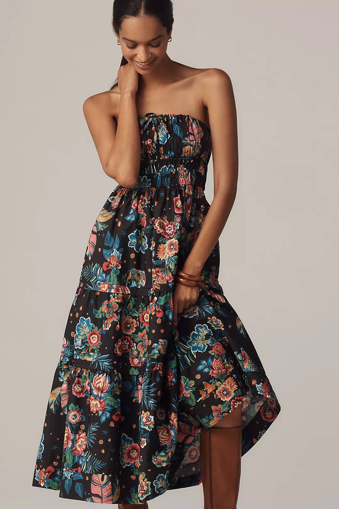 The Somerset Strapless Maxi Dress