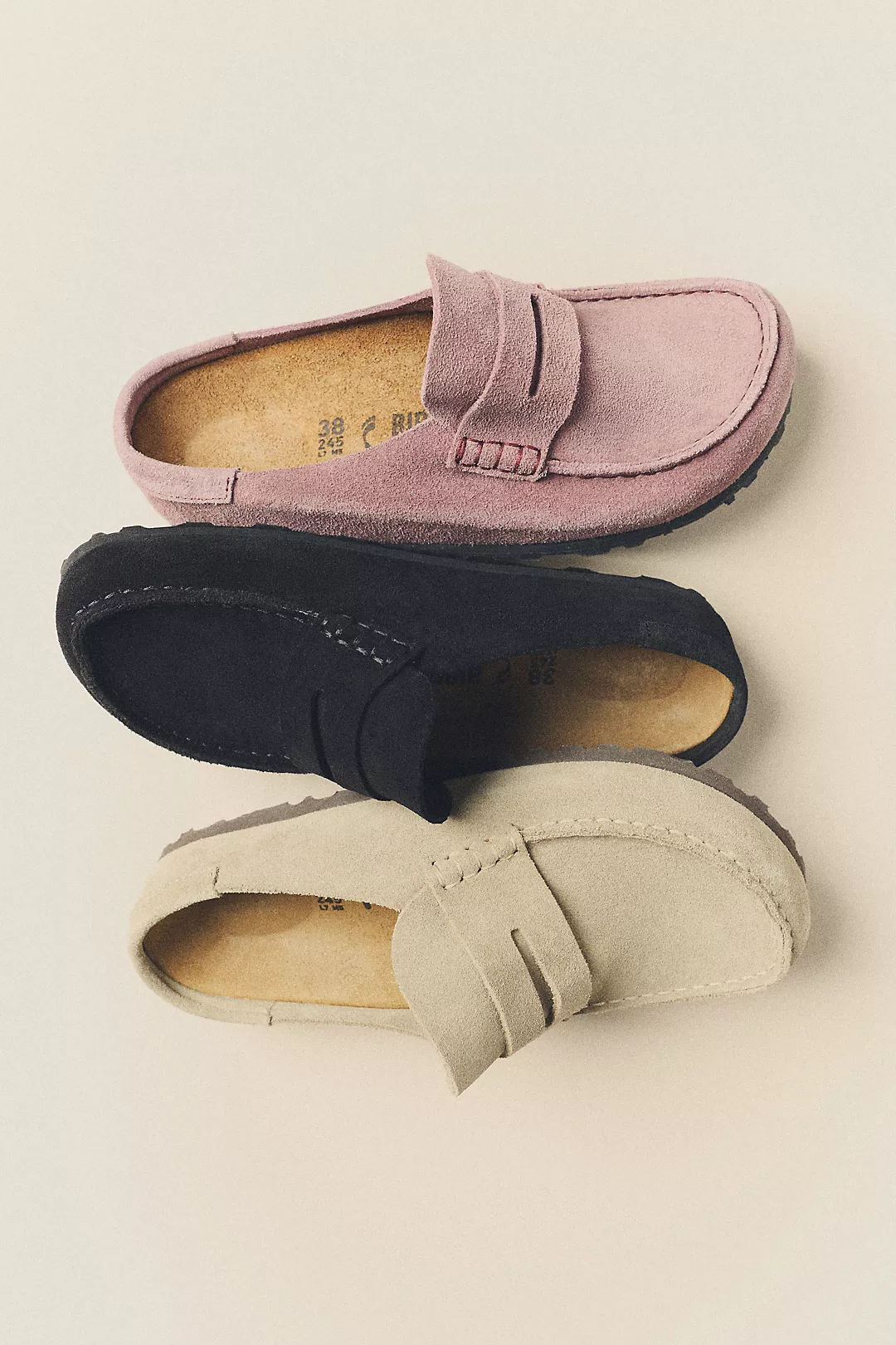 Birkenstock Naples Suede Clogs