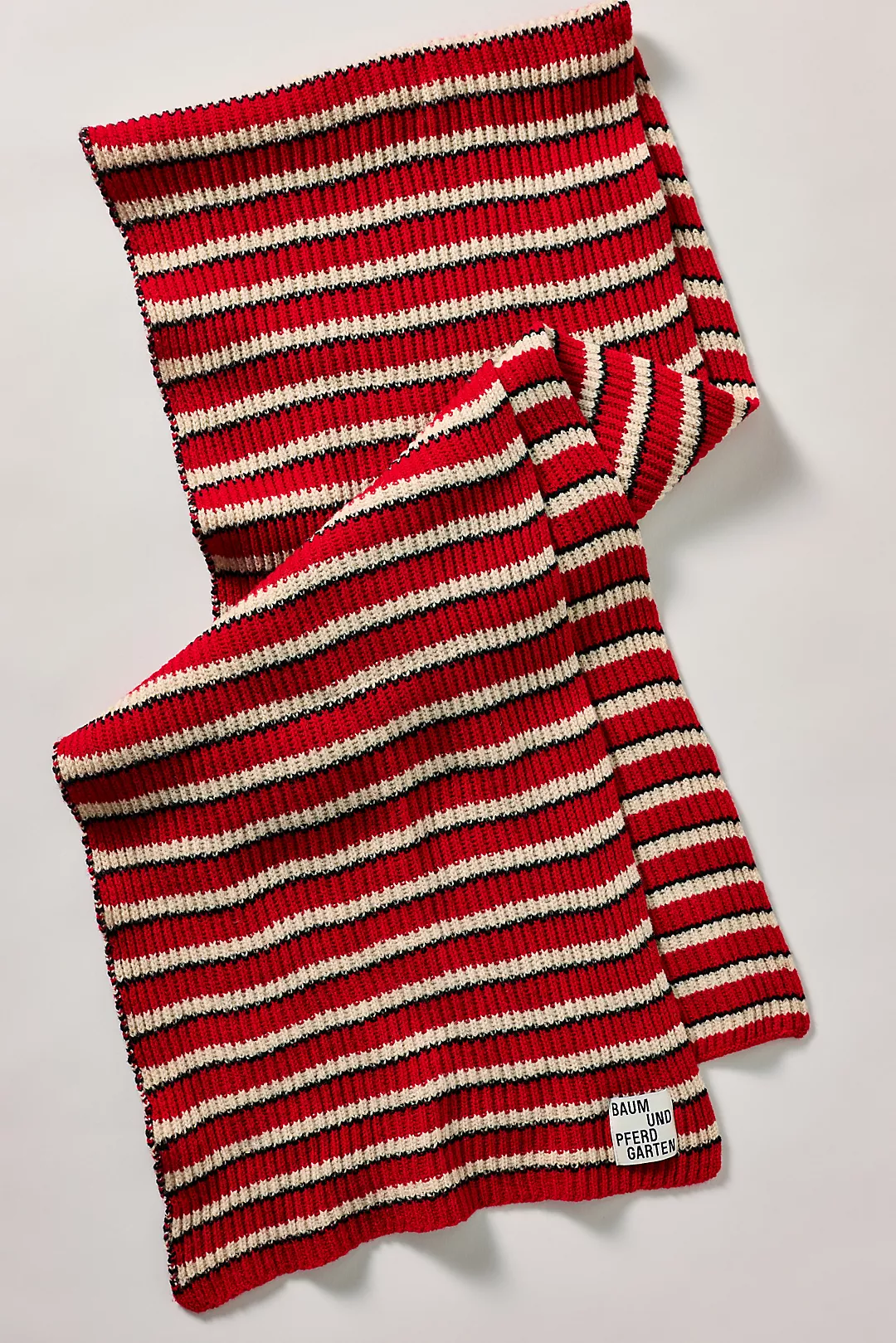 Baum und Pferdgarten Striped Scarf