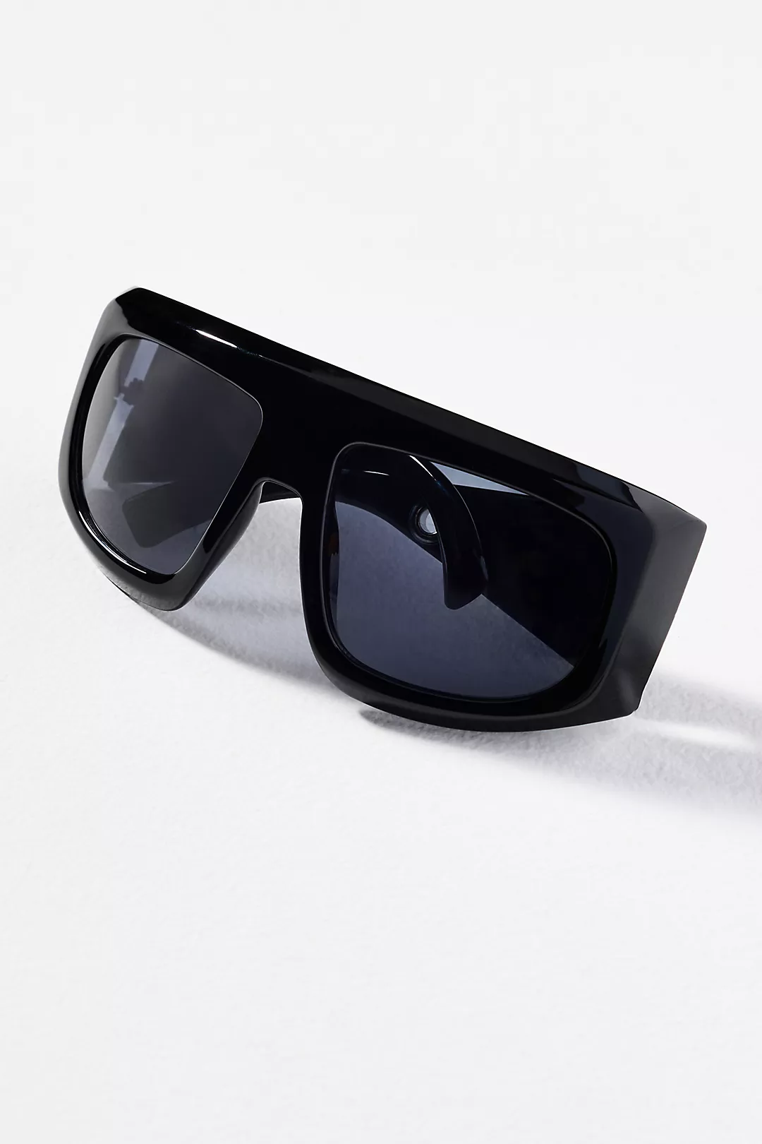 Anglo Flat-Top Wrapped Chain Sunglasses