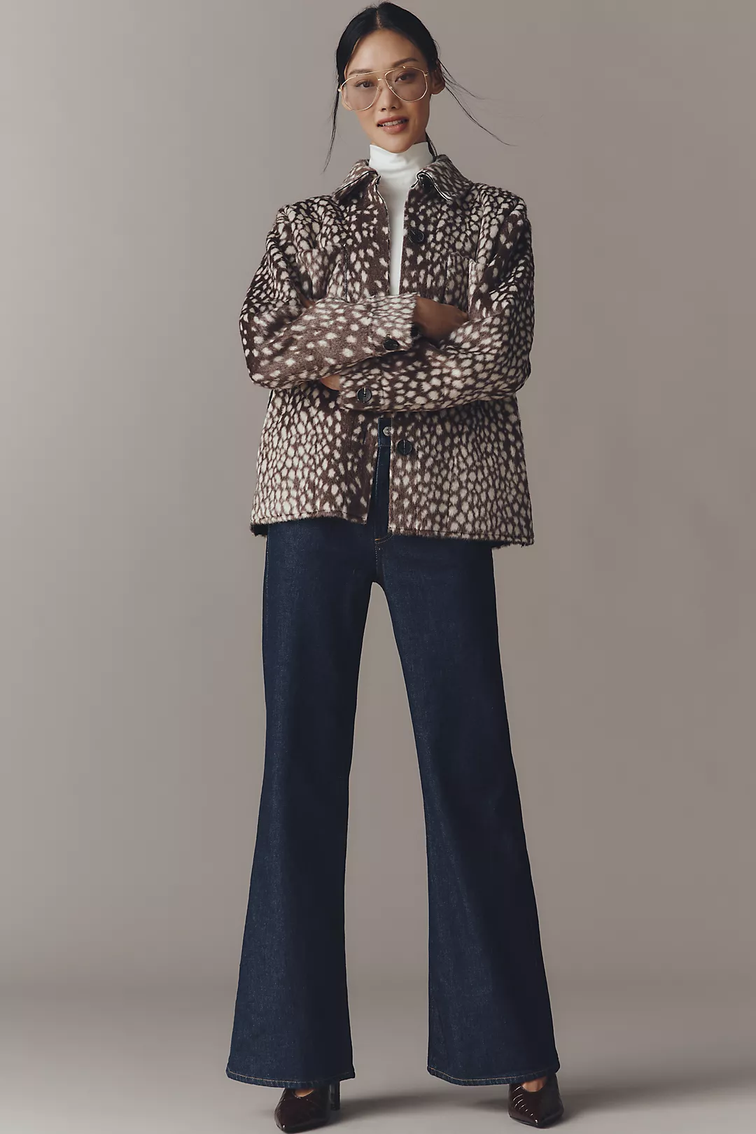 Avec Les Filles Faux-Fur Shacket