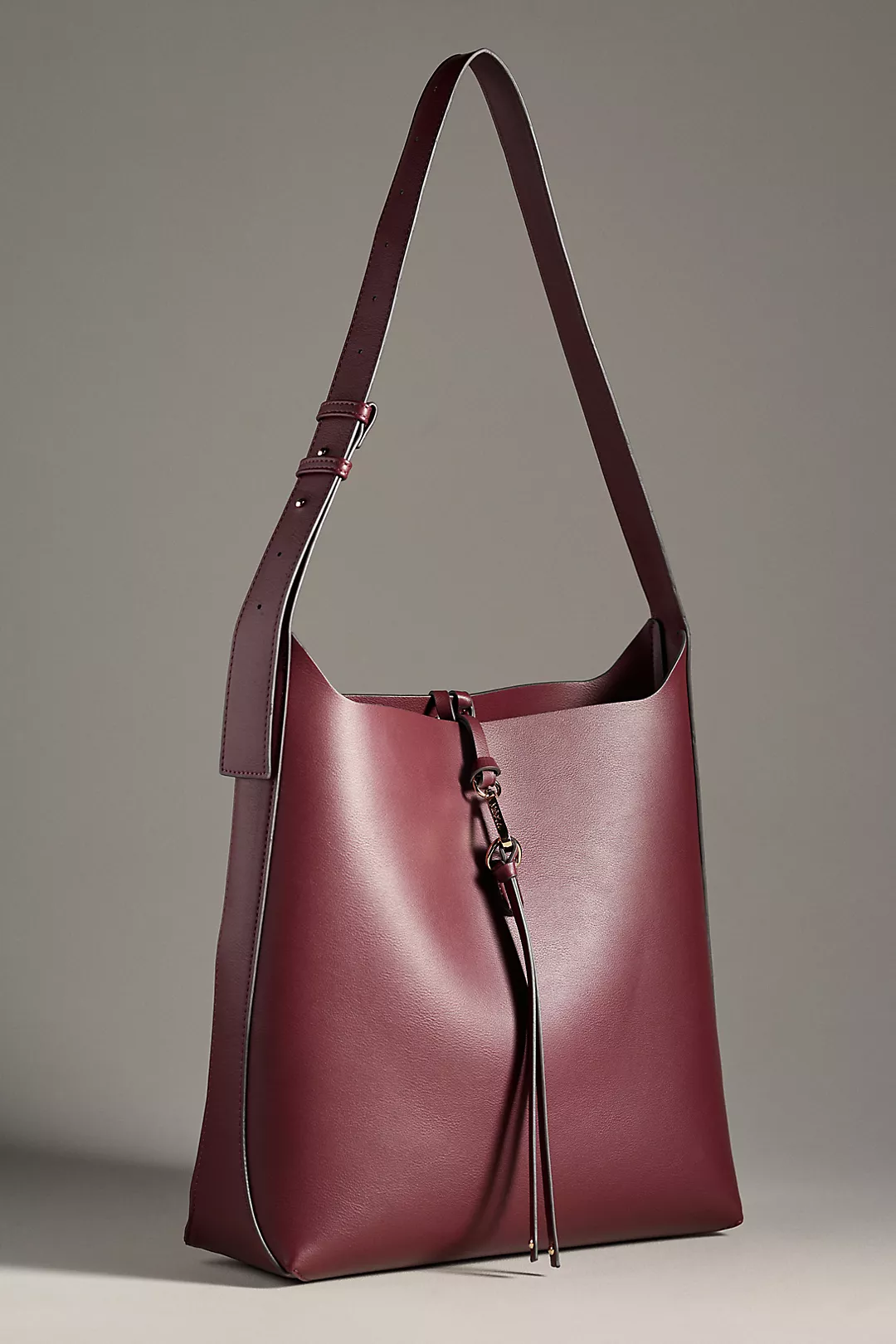 Mali + Lili Buckle Bucket Shoulder Bag