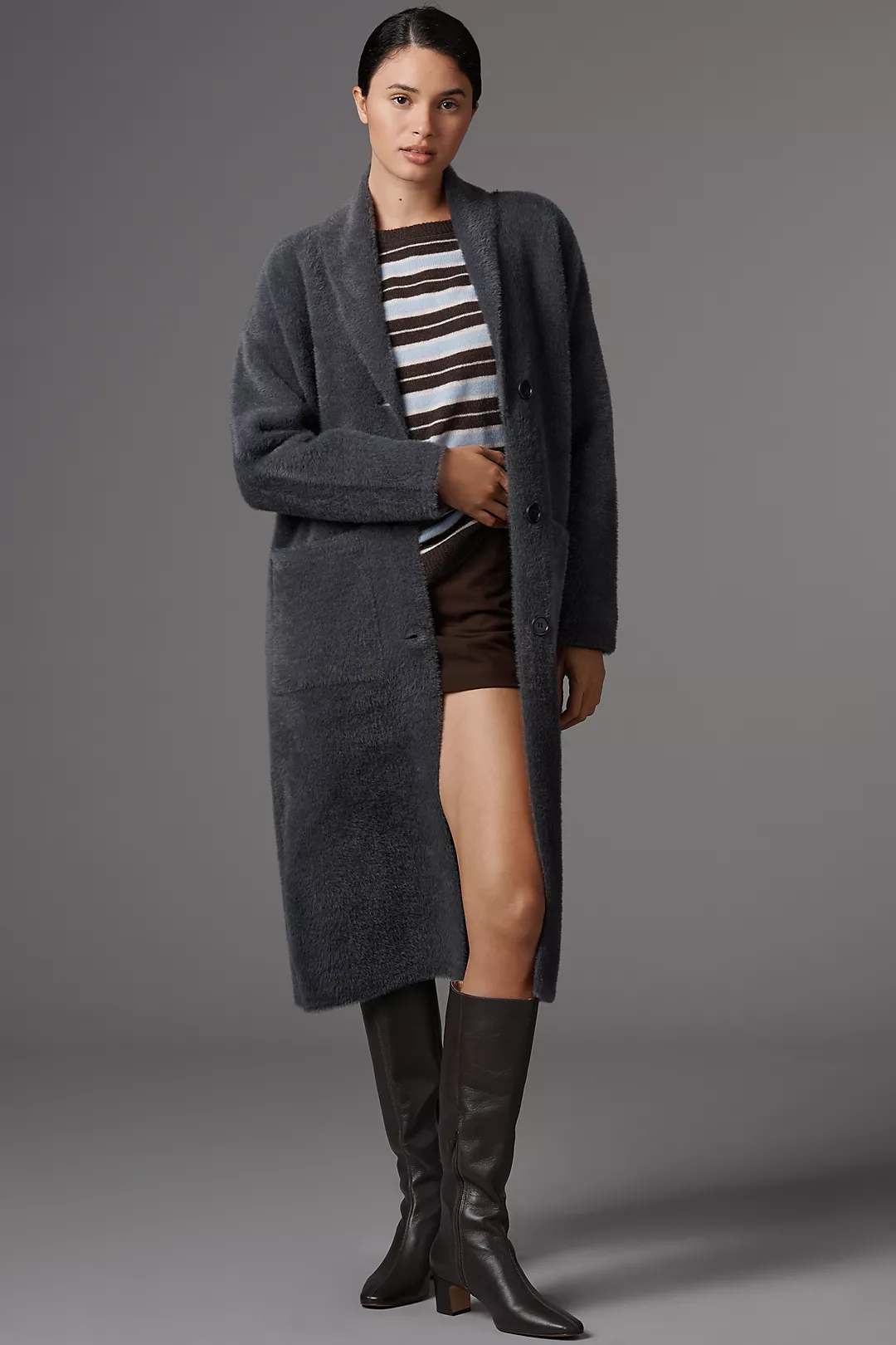 NVLT Longline Cardigan Sweater