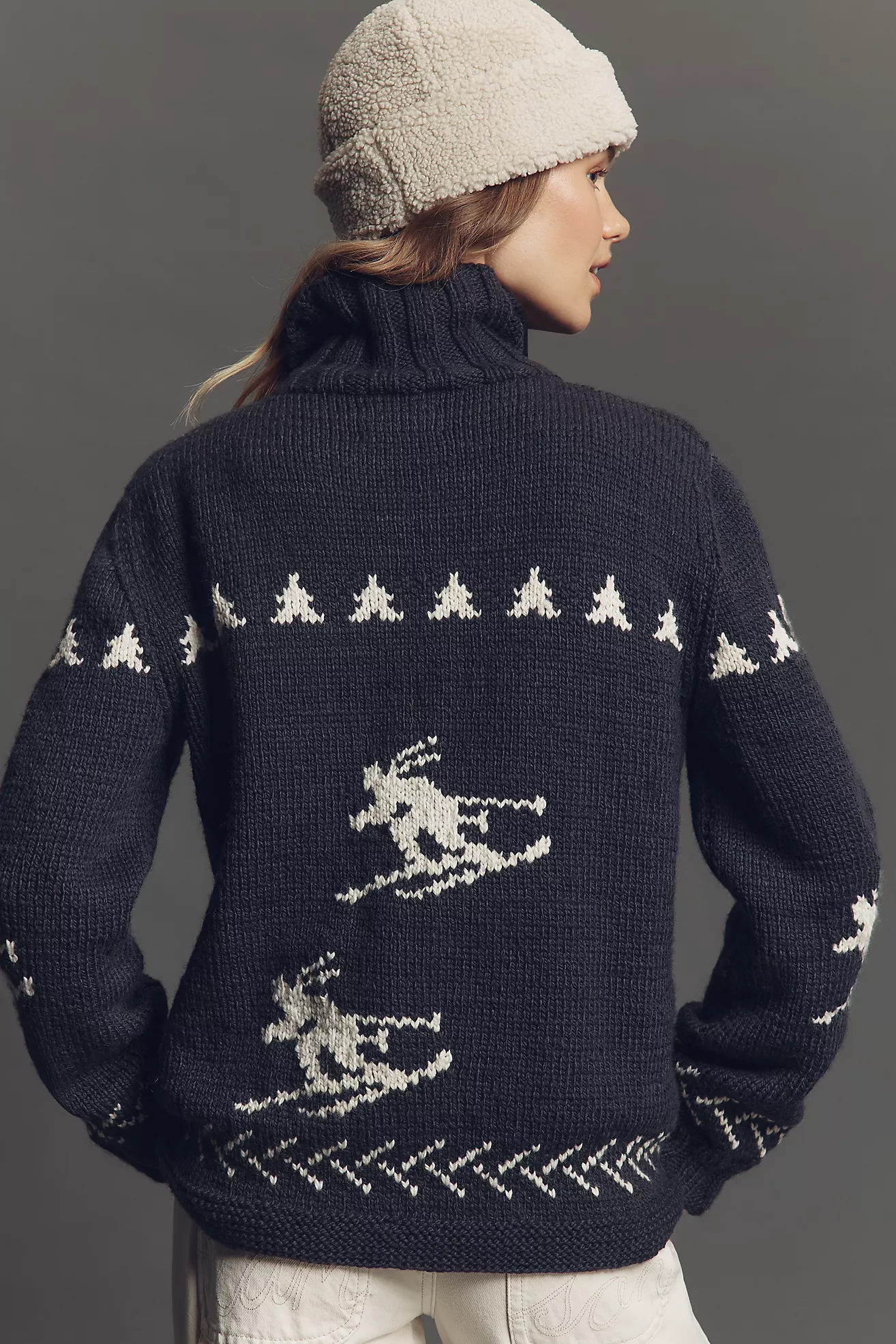 Frantic Ski Icon Cardigan Sweater