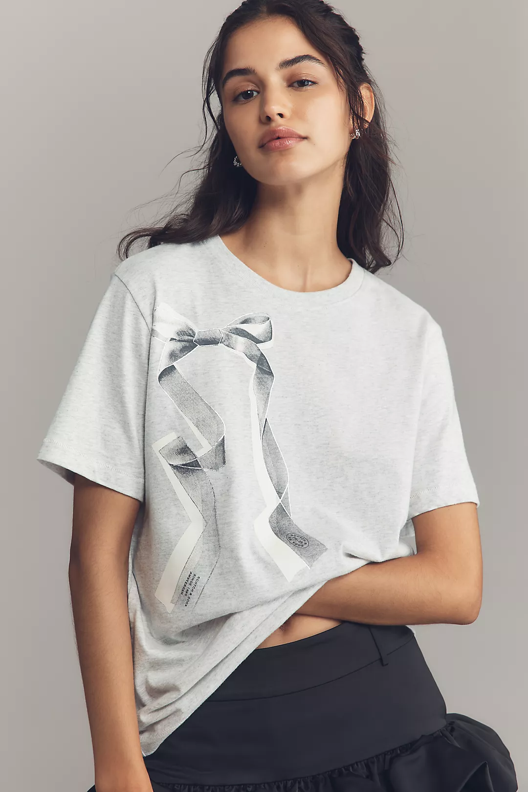 Scotch & Soda Bow Artwork Graphic Tee