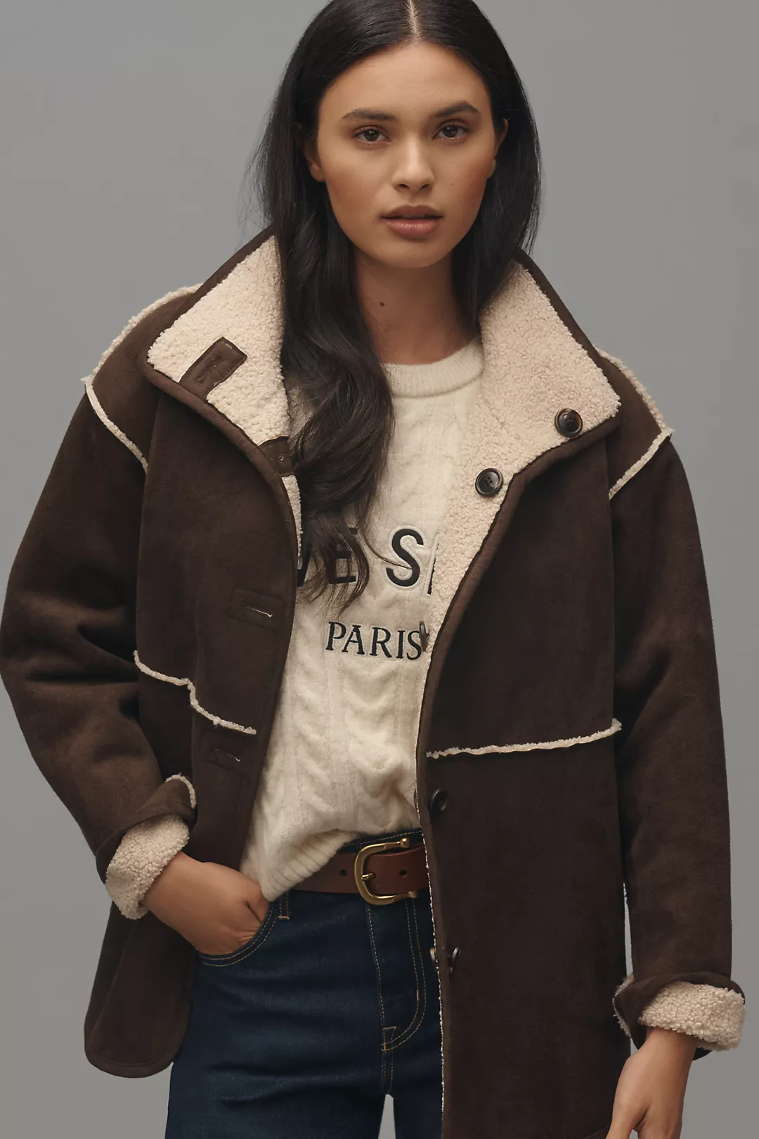 Velvet by Graham & Spencer Shona Sherpa Reversible Jacket