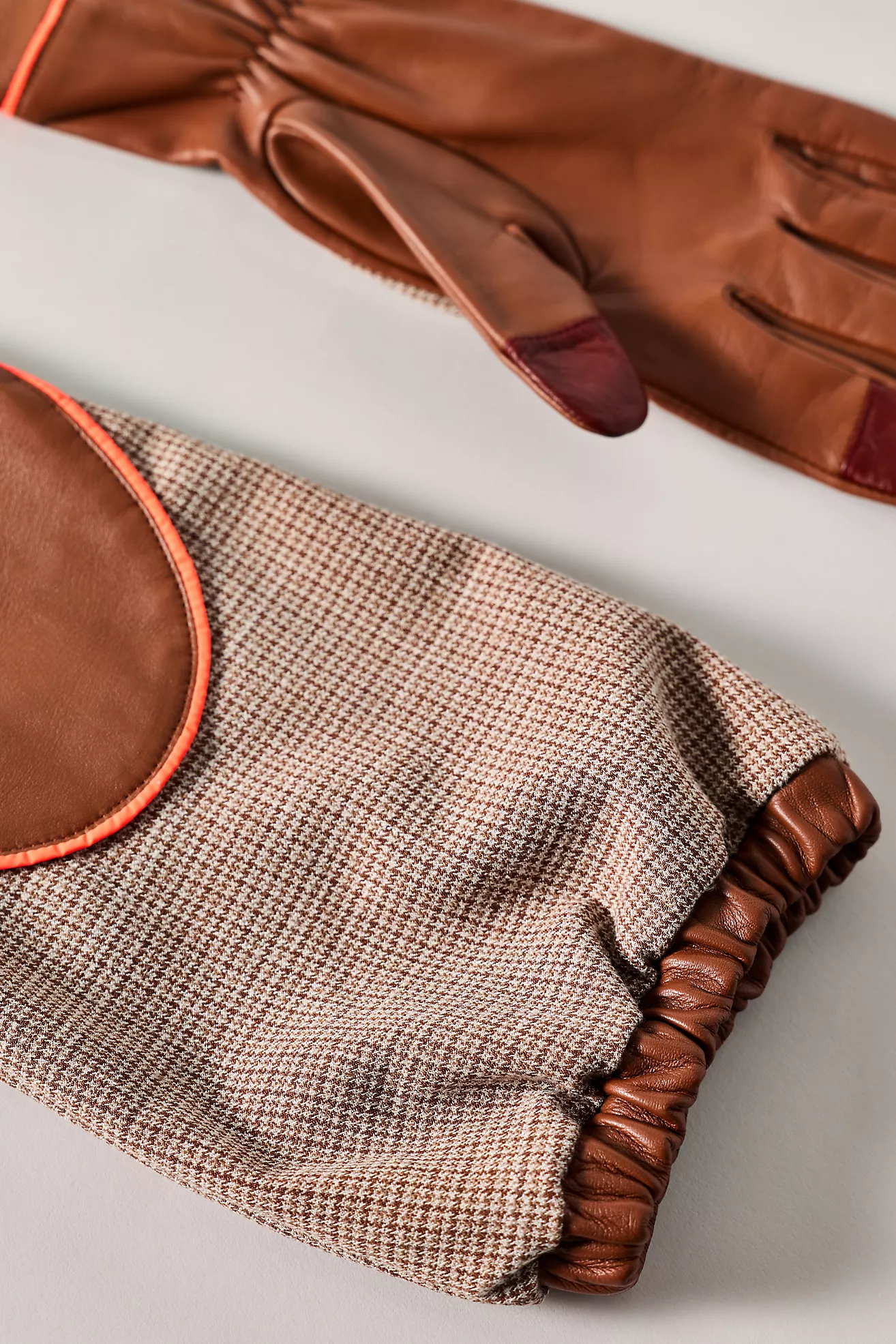 Aristide Silk-Lined Long Leather Gloves