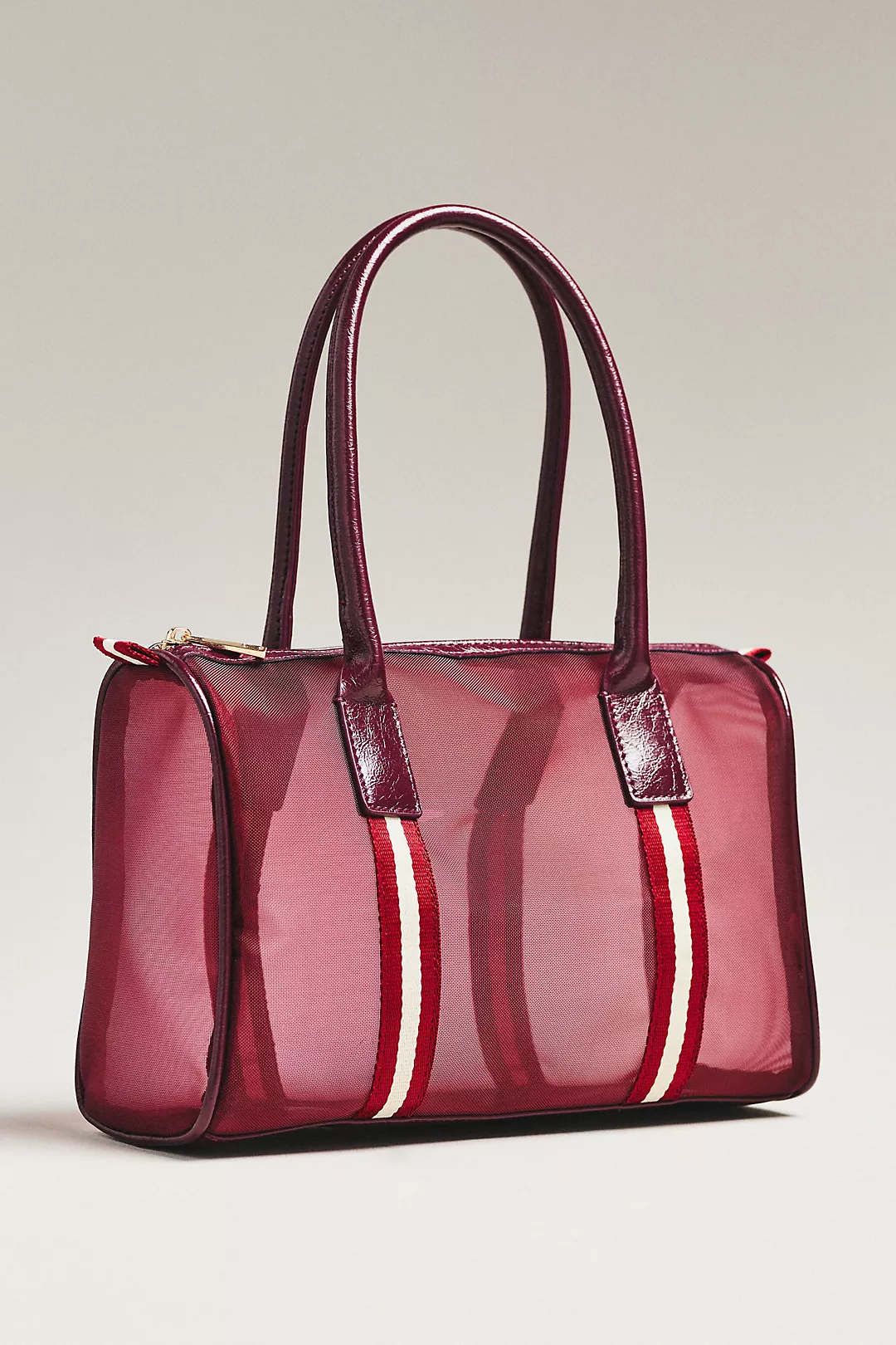 Daily Practice Mesh Stripe Tote Bag