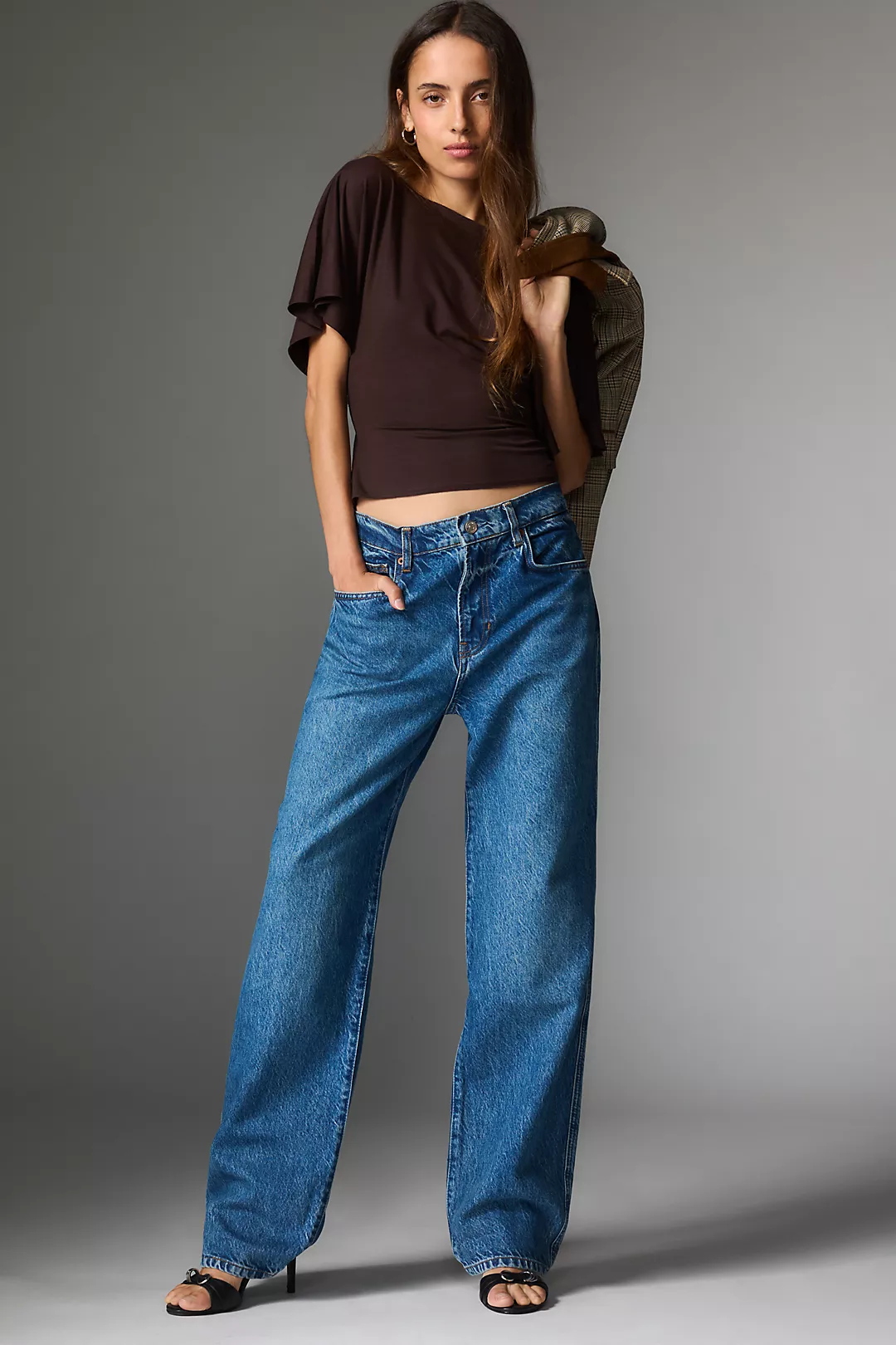 Reformation Val 90s Mid-Rise Straight-Leg Jeans