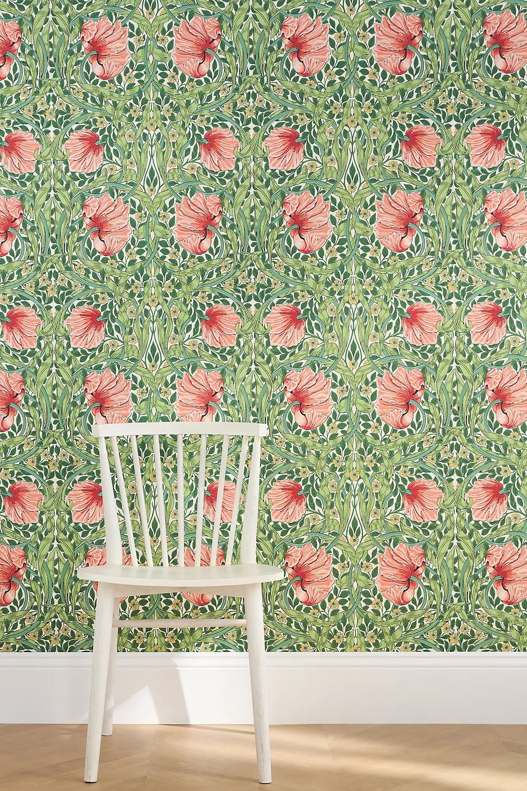 Morris & Co. Pimpernel Floral Wallpaper