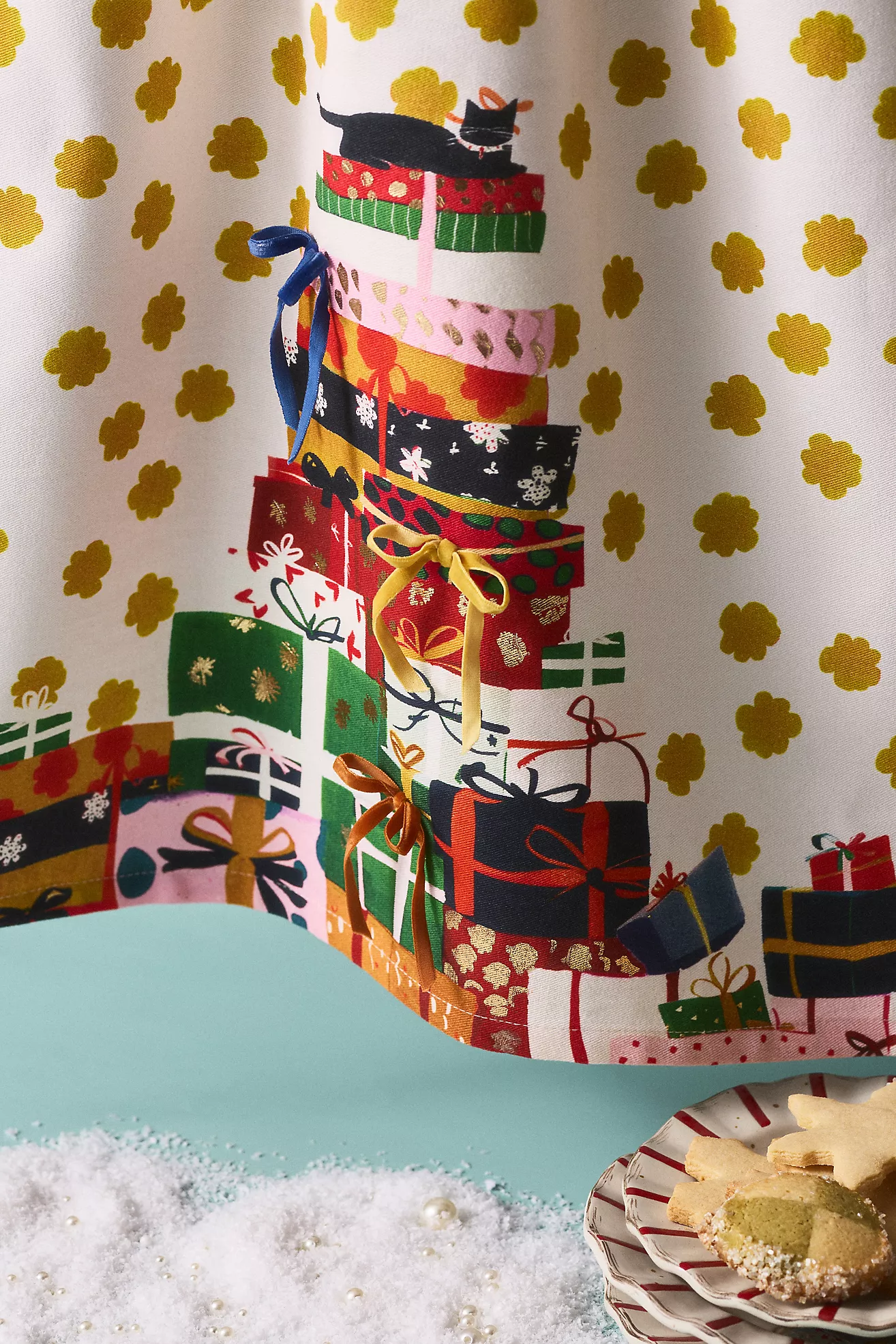 Stack of Presents Dish Towel