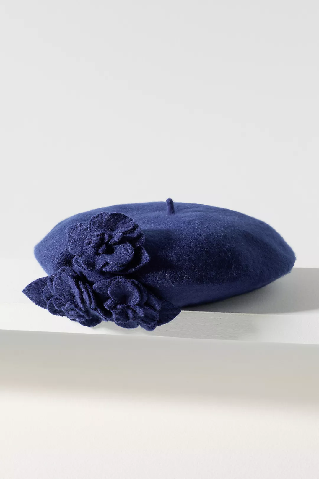 San Diego Hat Co. Wool Flower Beret
