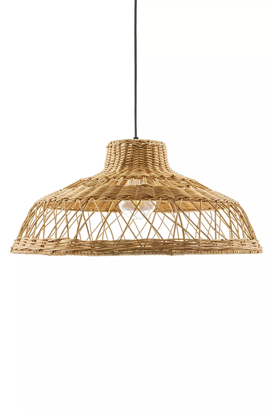 Radiant Rattan Pendant