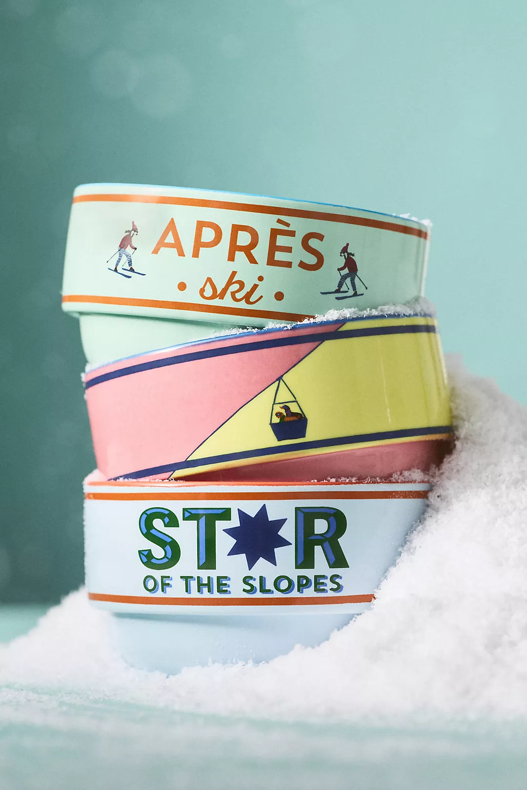 Apres Ski Stoneware Nut Bowl