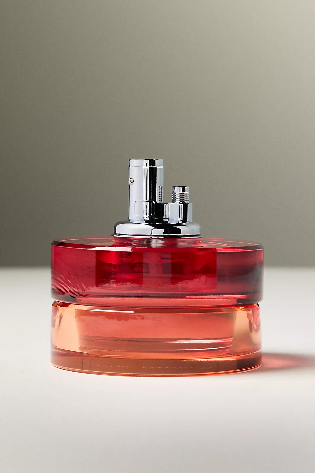 Edie Parker Peach Glass Tabletop Lighter