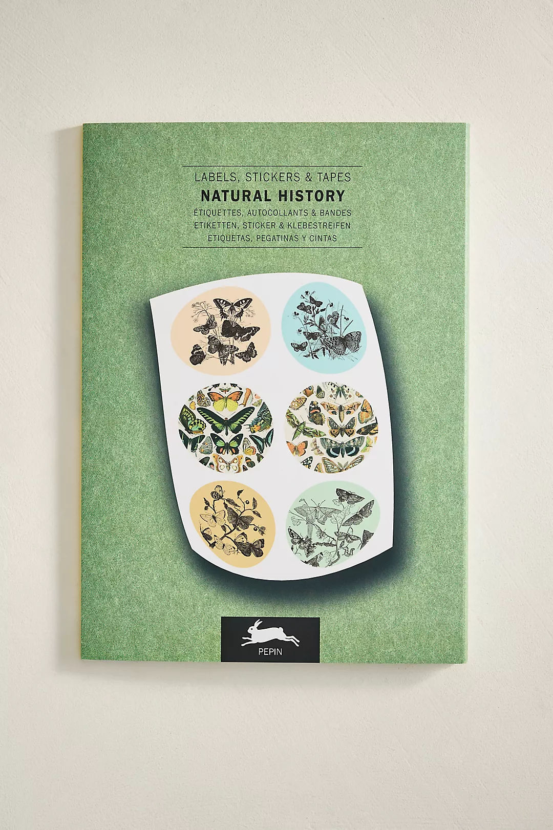 Natural History Label + Sticker Book