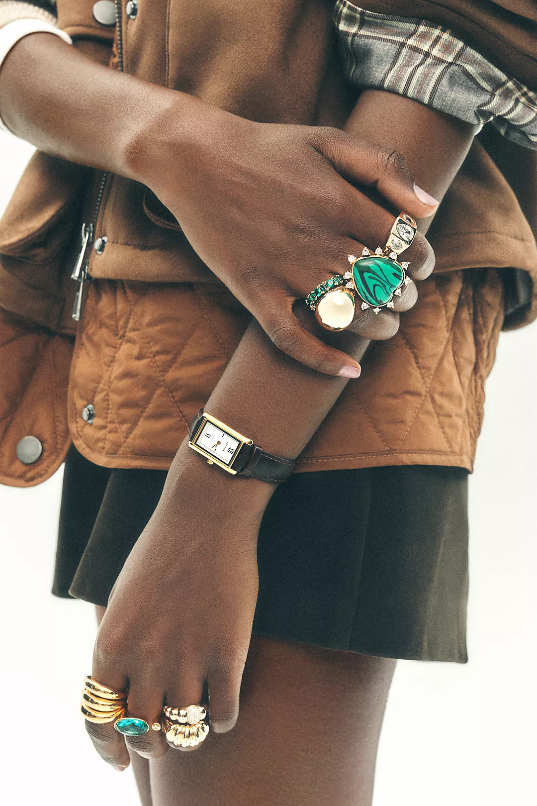 Cendré Kelly Rectangle Watch