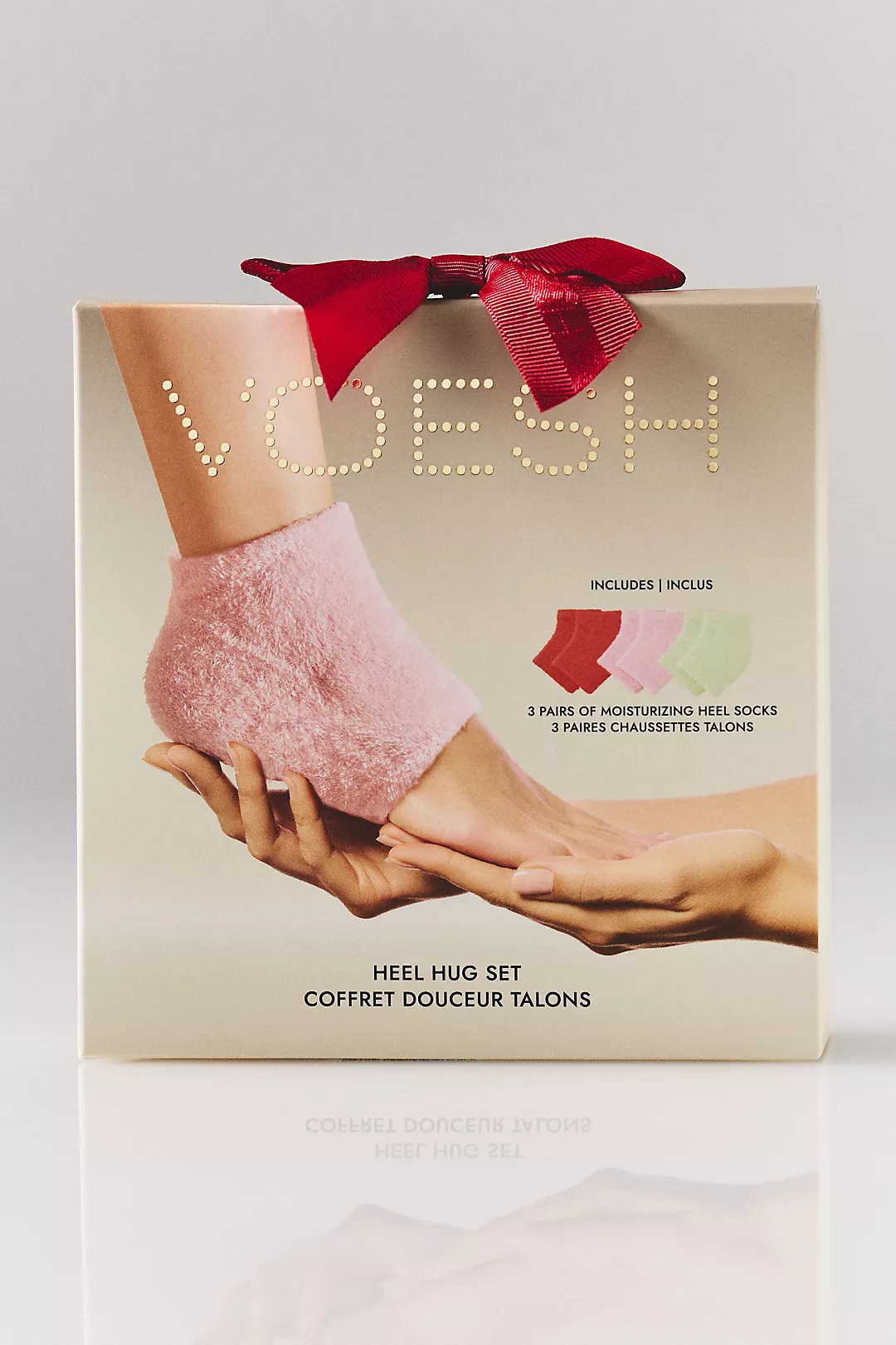 VOESH Heel Hug Socks, Set of 3