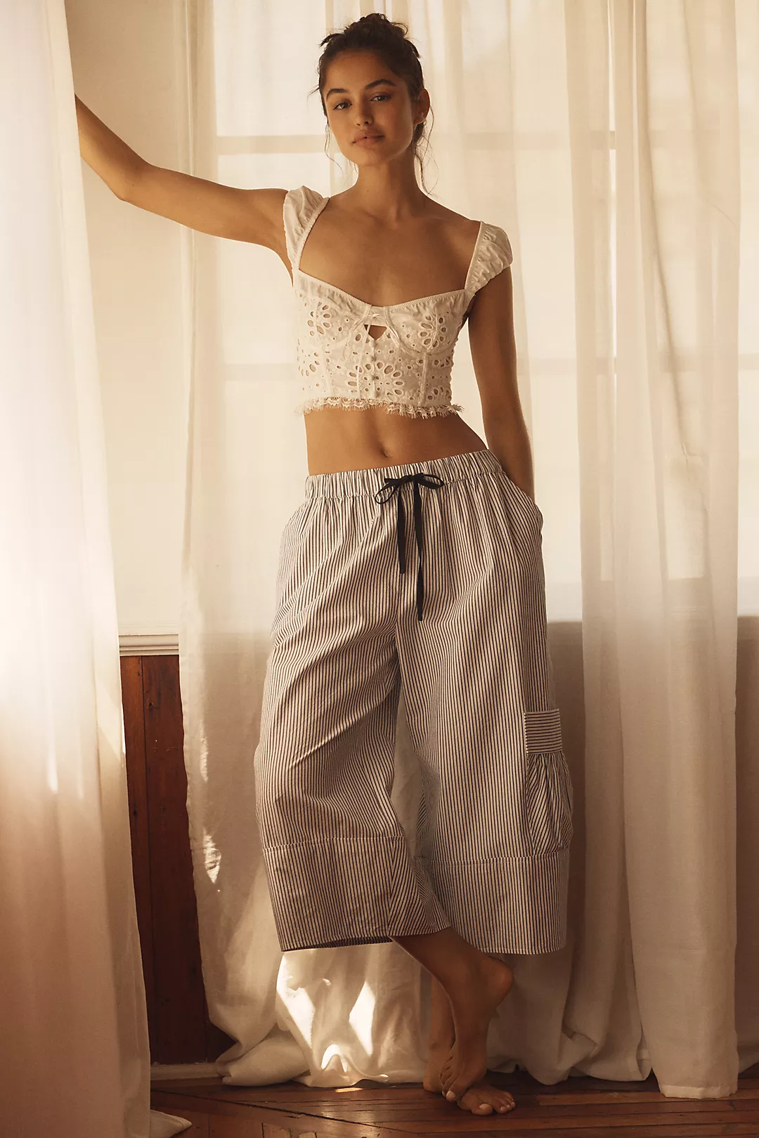 By Anthropologie Gaucho Boxer Pants