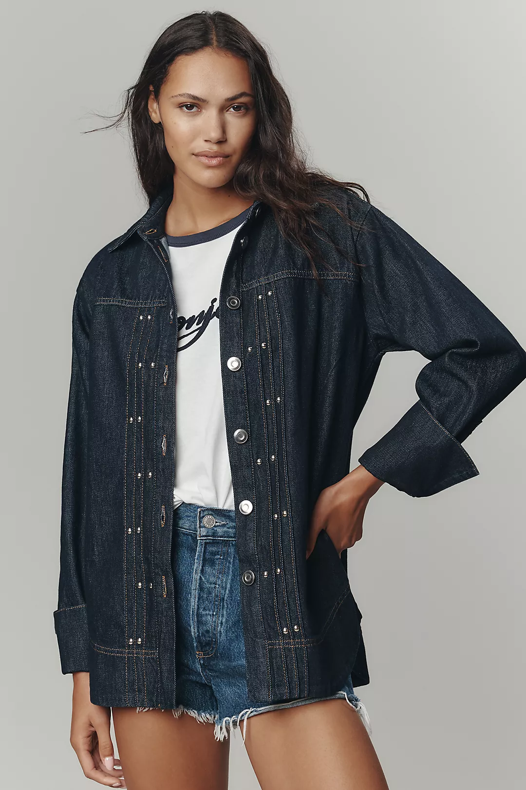 ALIGNE Denim Buttondown Shirt