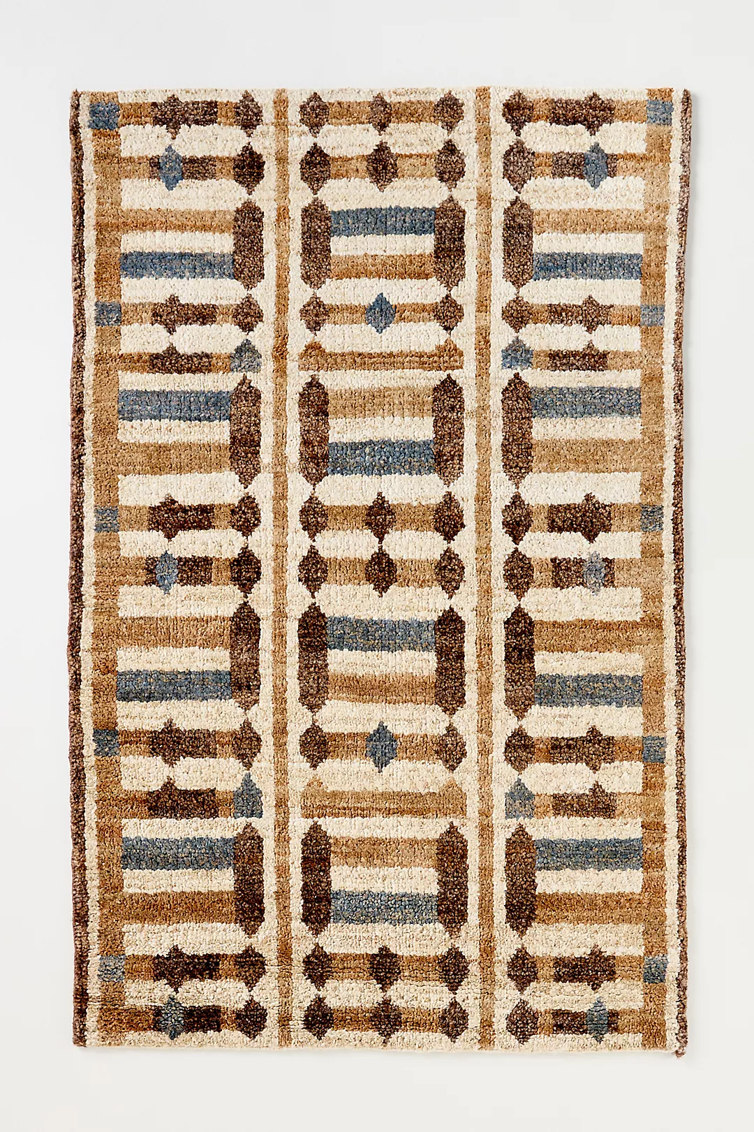 Jute Hand-Knotted Geometric Rug