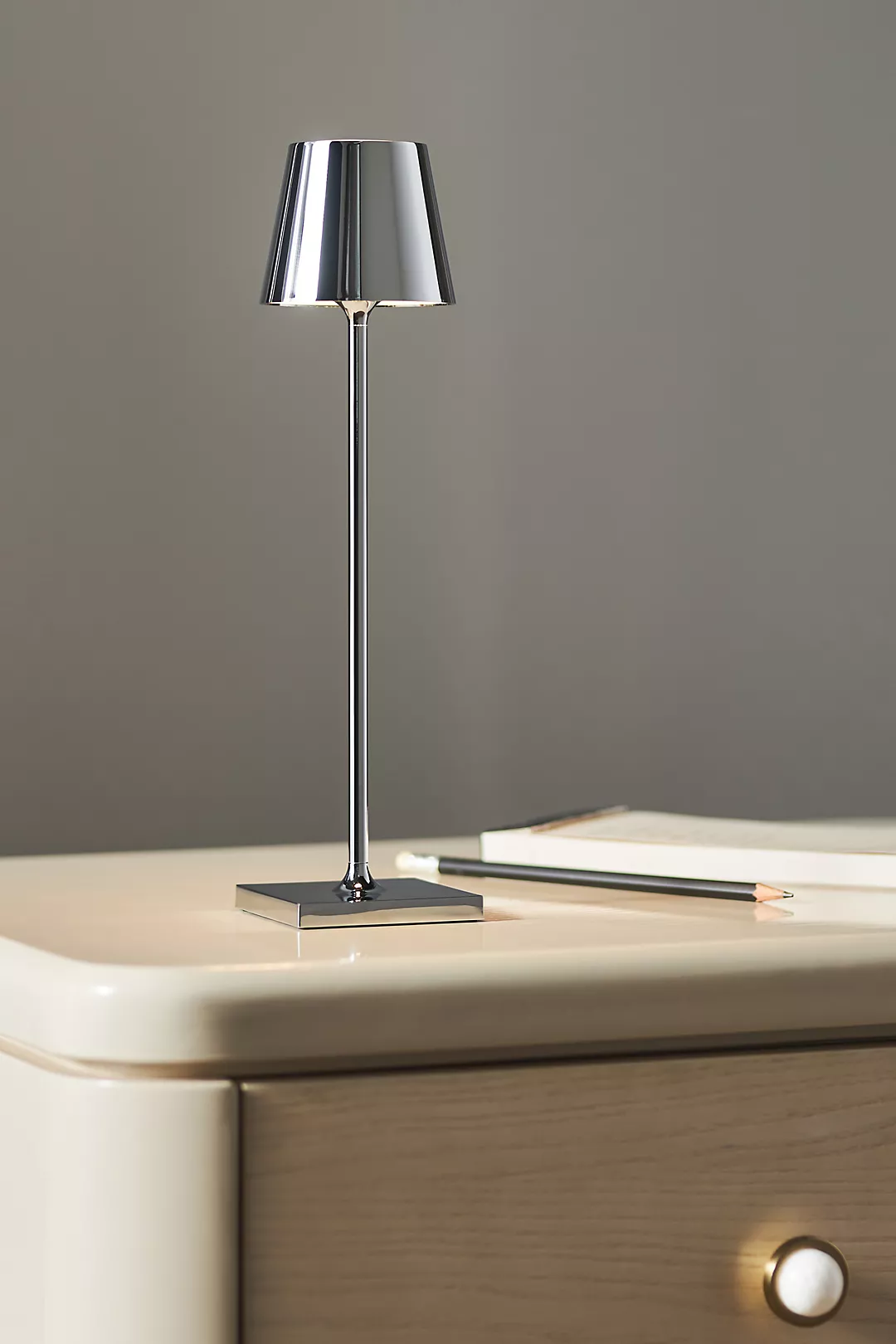 Poldina Pro Micro Metallic Cordless Rechargeable LED Table Lamp