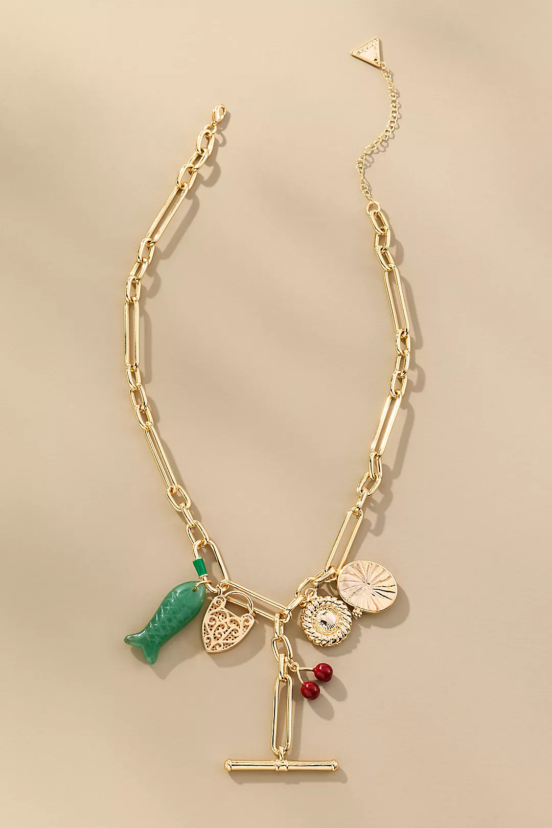 Charmed Paperclip Chain Necklace