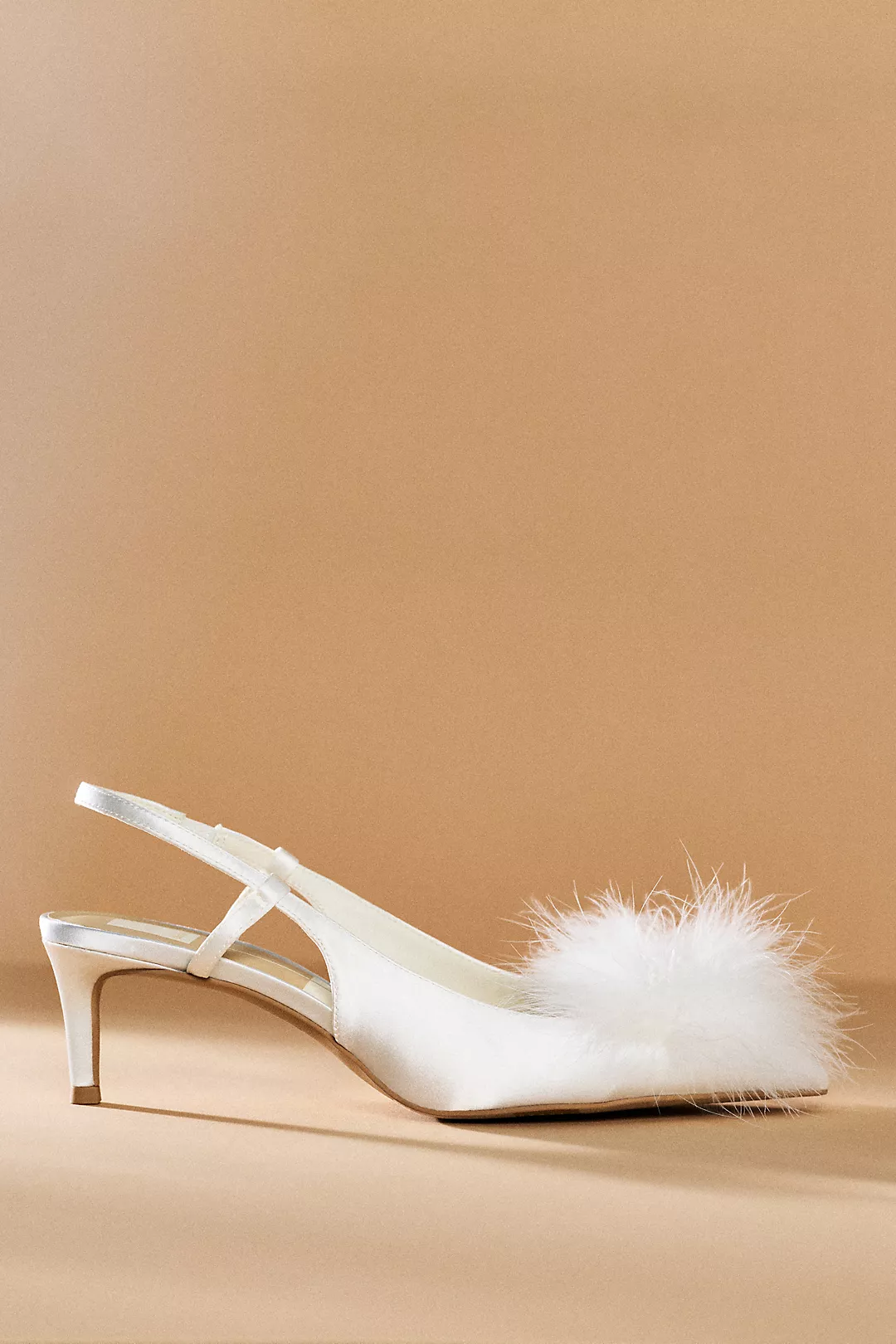 Dolce Vita Kamy Faux-Fur Slingback Heels