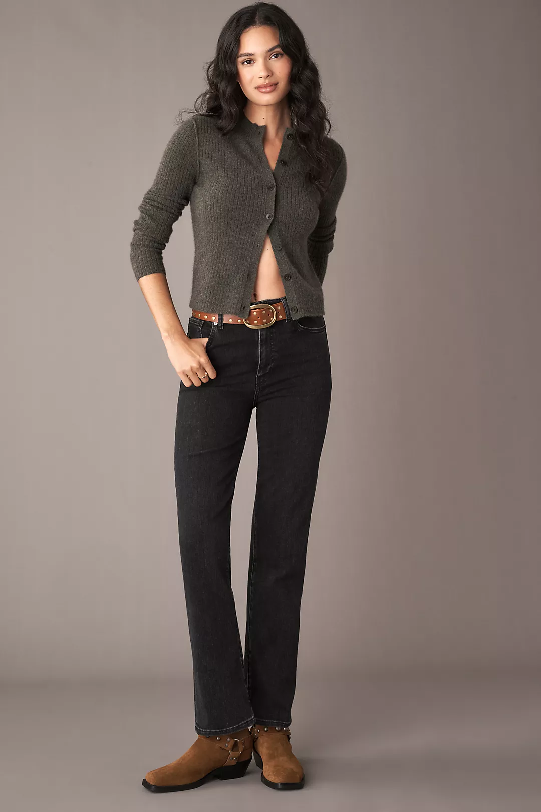 FRAME Le Sleek High-Rise Straight-Leg Jeans