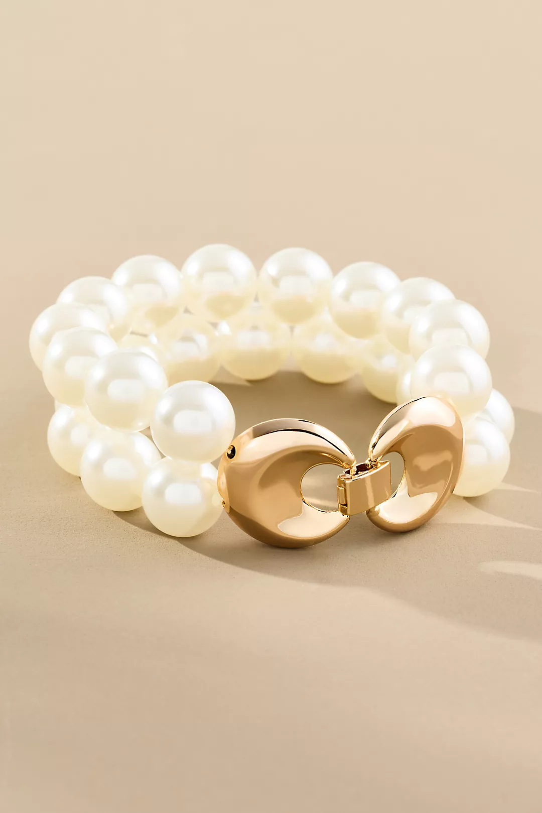Double Pearl Beaded Bracelet